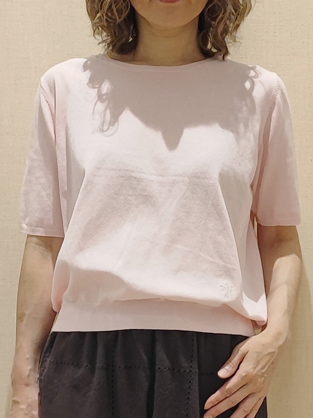 toyaさんの「Dessin｜【9色展開/接触冷感/UVカット】ドライタッチサマーニットT」を使ったコーディネート