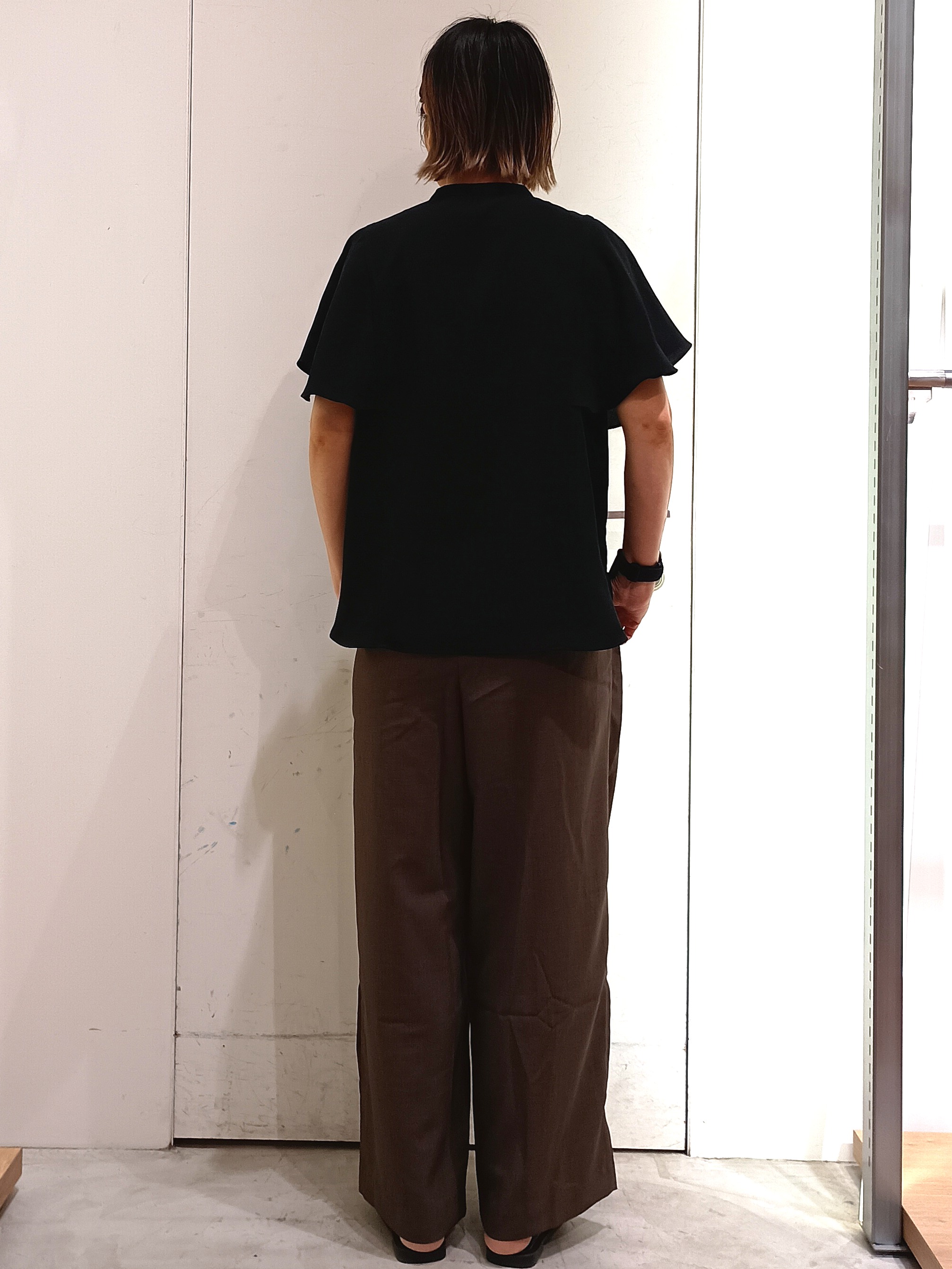 shinkoさんの「OPAQUE.CLIP｜【接触冷感／吸水速乾】フレアスリーブブラウス《イージーアイロン／洗濯機OK》」を使ったコーディネート