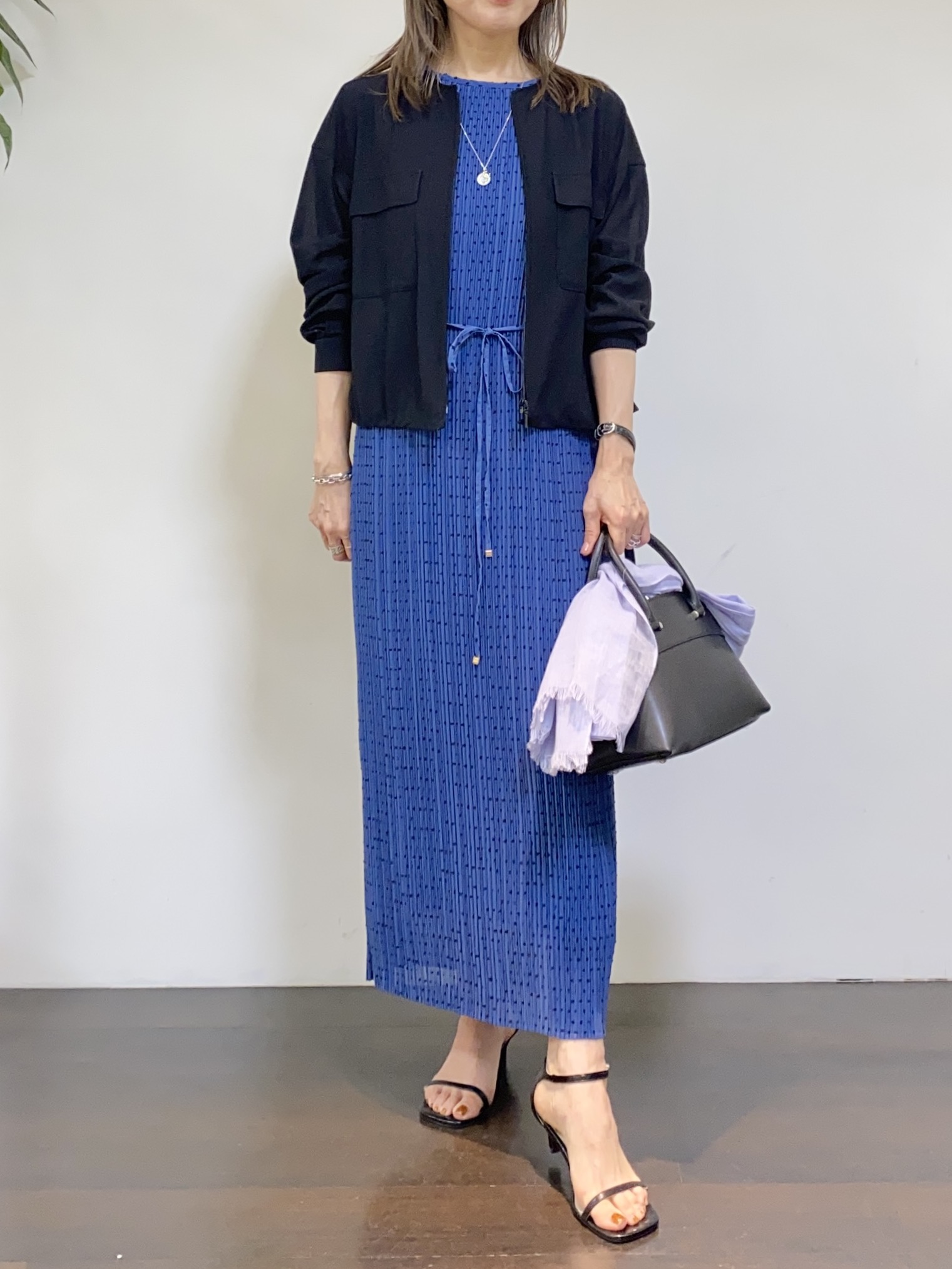 tomoさんの「UNTITLED｜◆【洗える】シアーブルゾン」を使ったコーディネート
