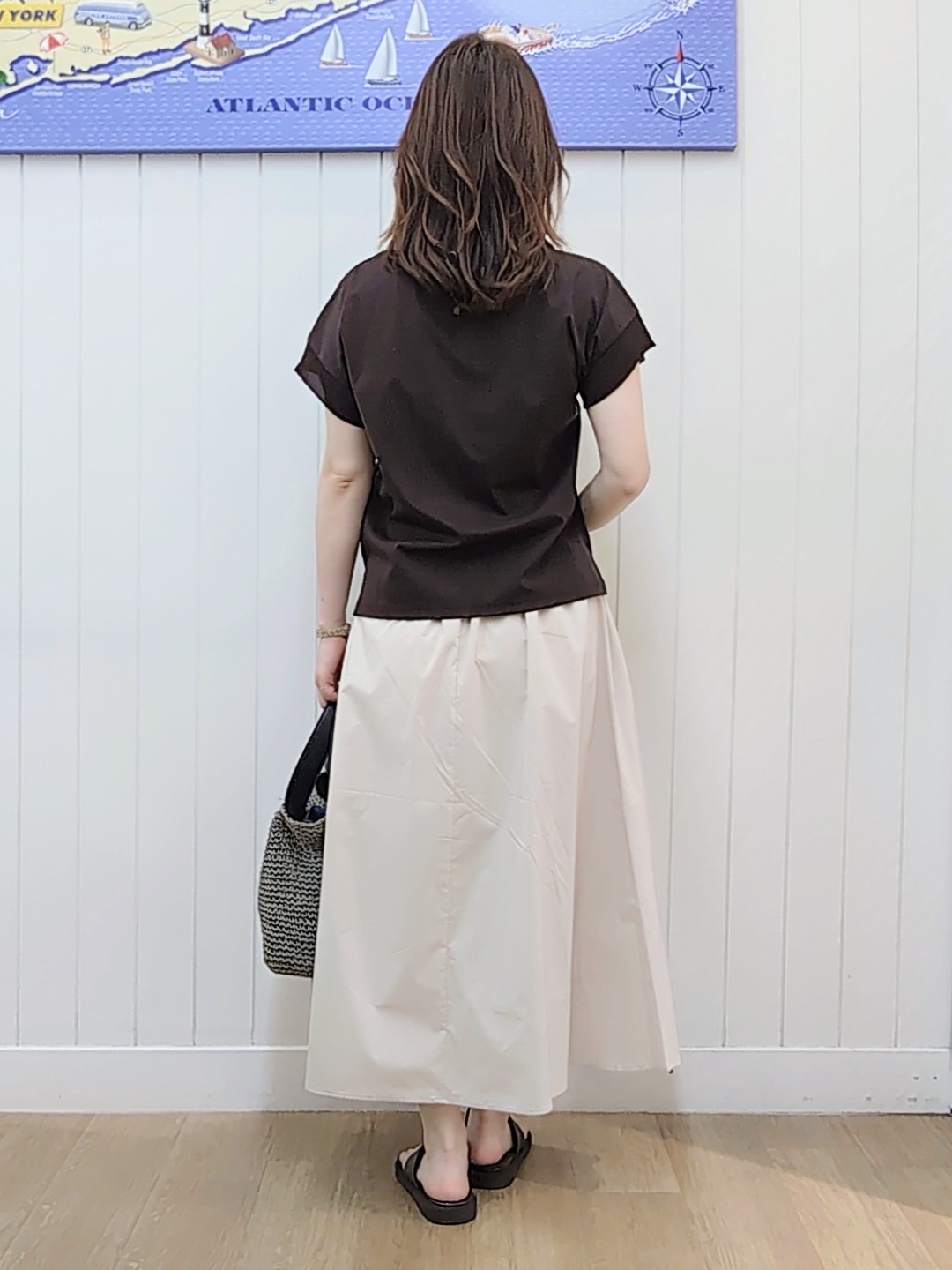 itoさんの「Dessin｜【UVカット/接触冷感】美光沢カットソー」を使ったコーディネート