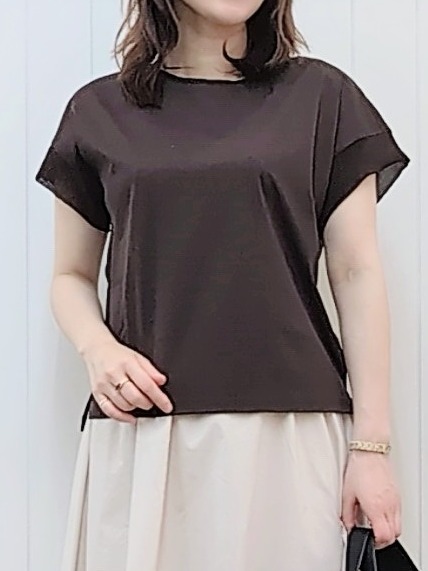 itoさんの「Dessin｜【UVカット/接触冷感】美光沢カットソー」を使ったコーディネート