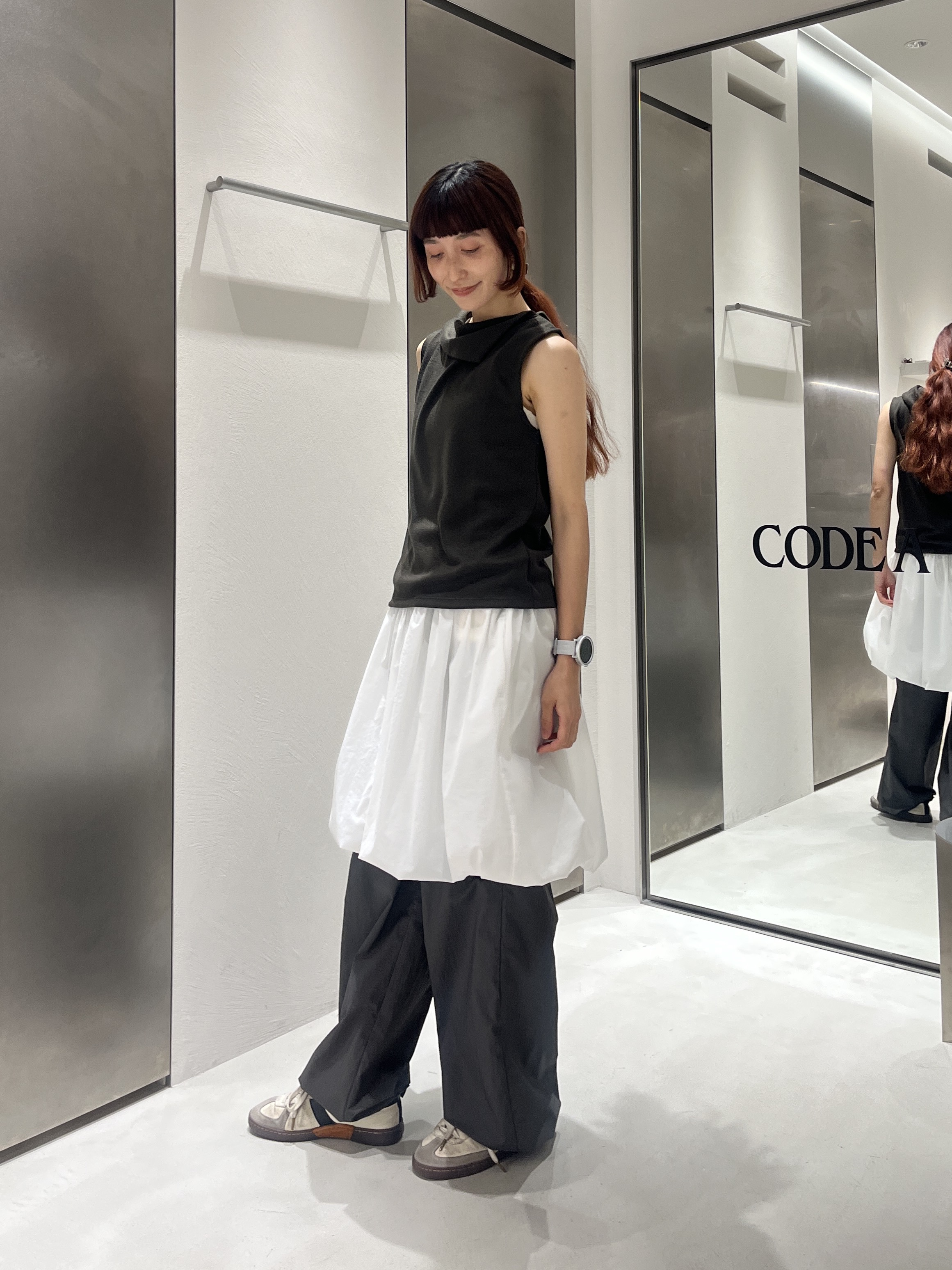 Rielさんの「CODE A｜balloon easy skirt」を使ったコーディネート