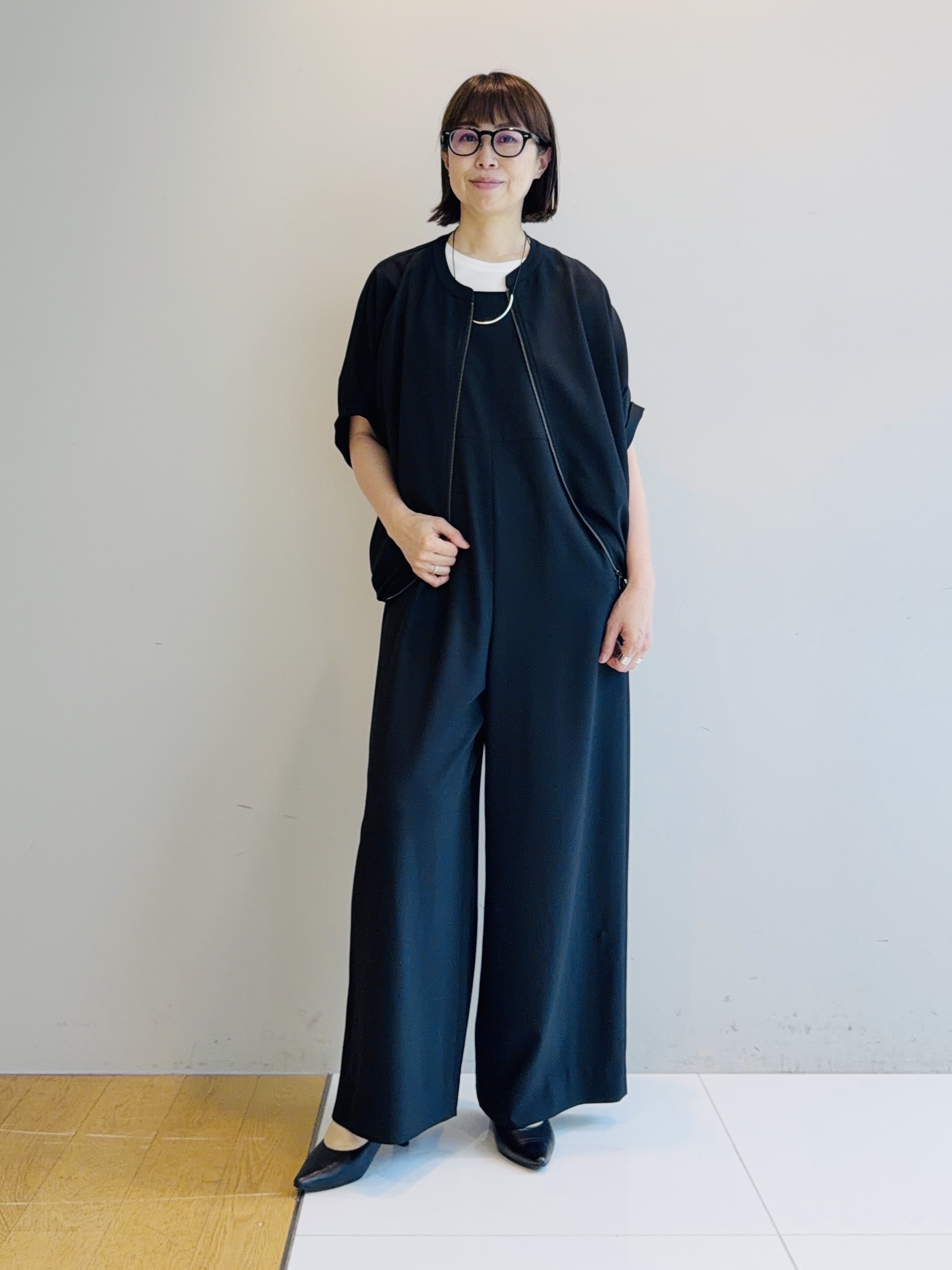 murayamaさんの「INDIVI｜【着る日傘】キャミソールサロペット」を使ったコーディネート