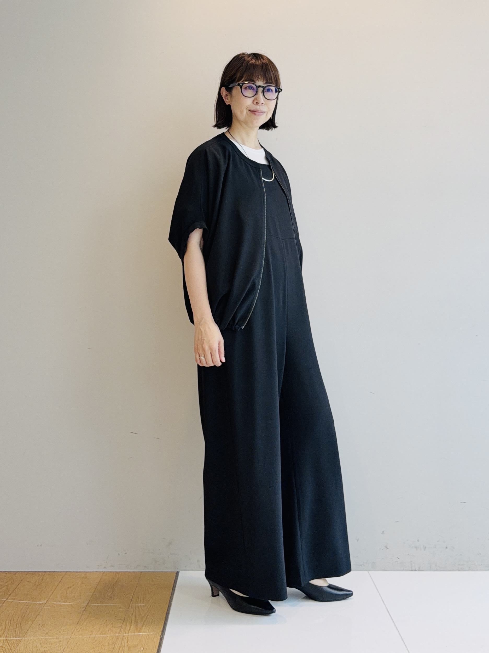 murayamaさんの「INDIVI｜【着る日傘】キャミソールサロペット」を使ったコーディネート