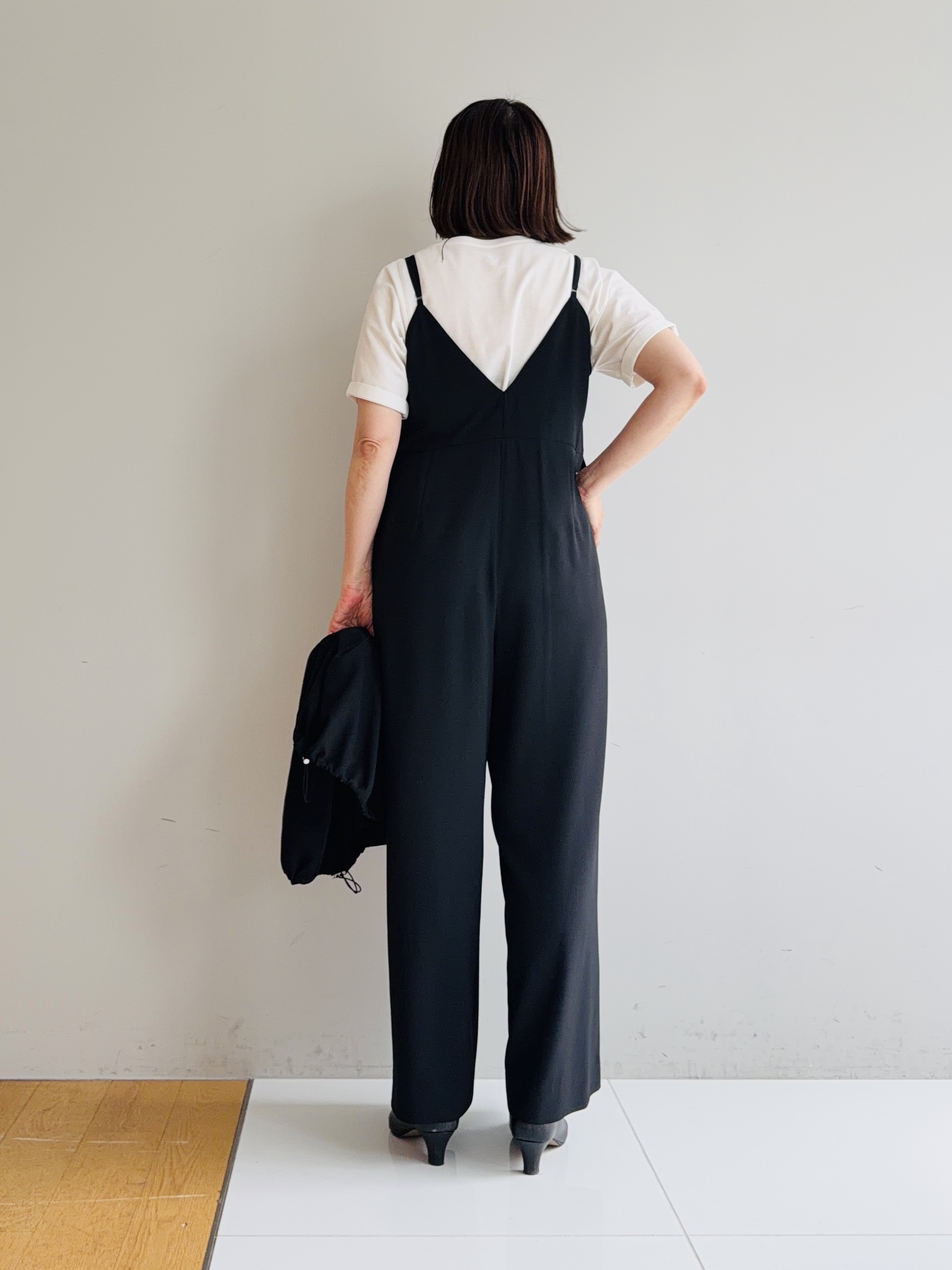 murayamaさんの「INDIVI｜【着る日傘】キャミソールサロペット」を使ったコーディネート