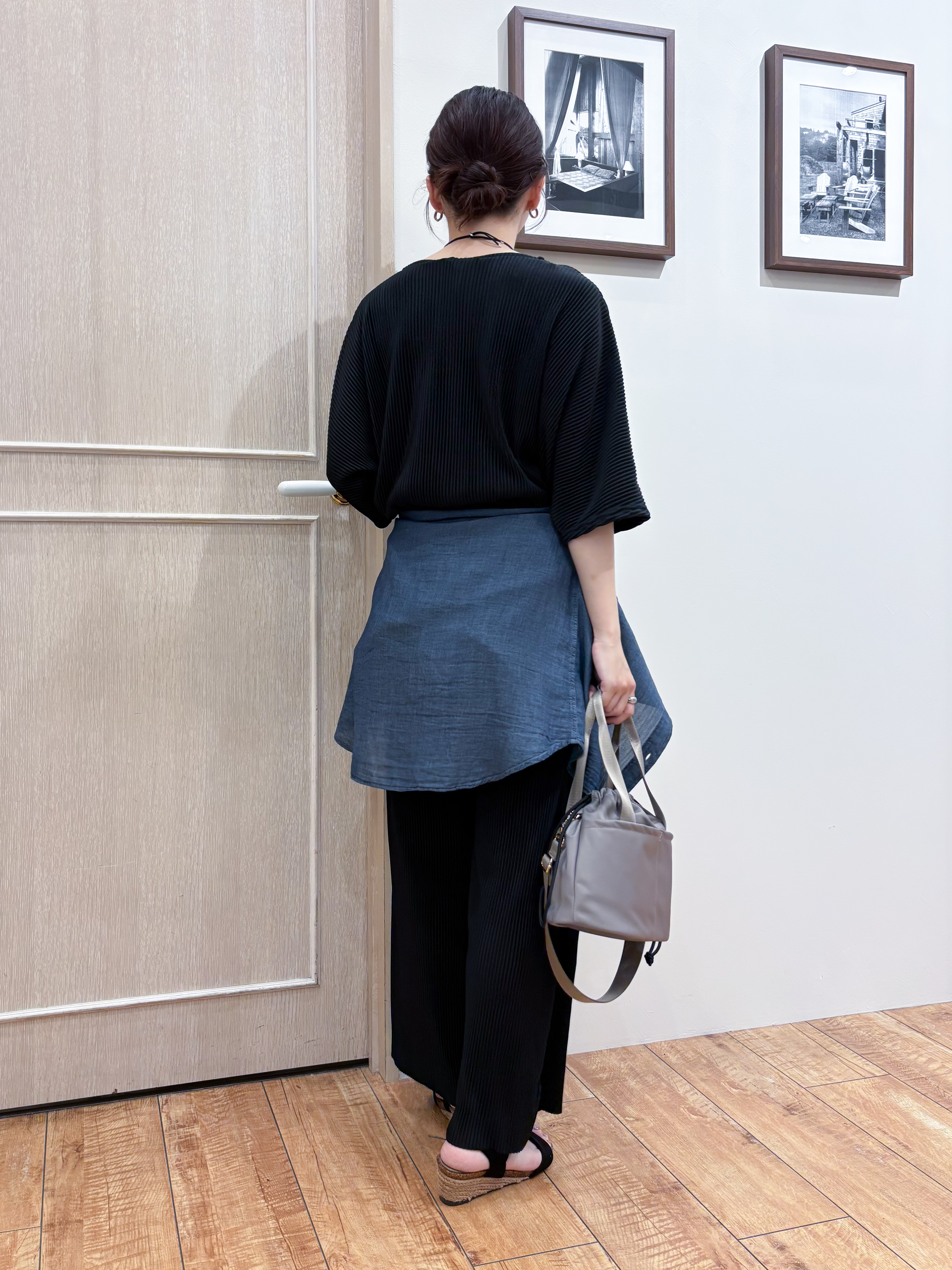 なみさんの「SHOO･LA･RUE｜【高レビュー】片手で履けるサンダル　シューダル26SS」を使ったコーディネート