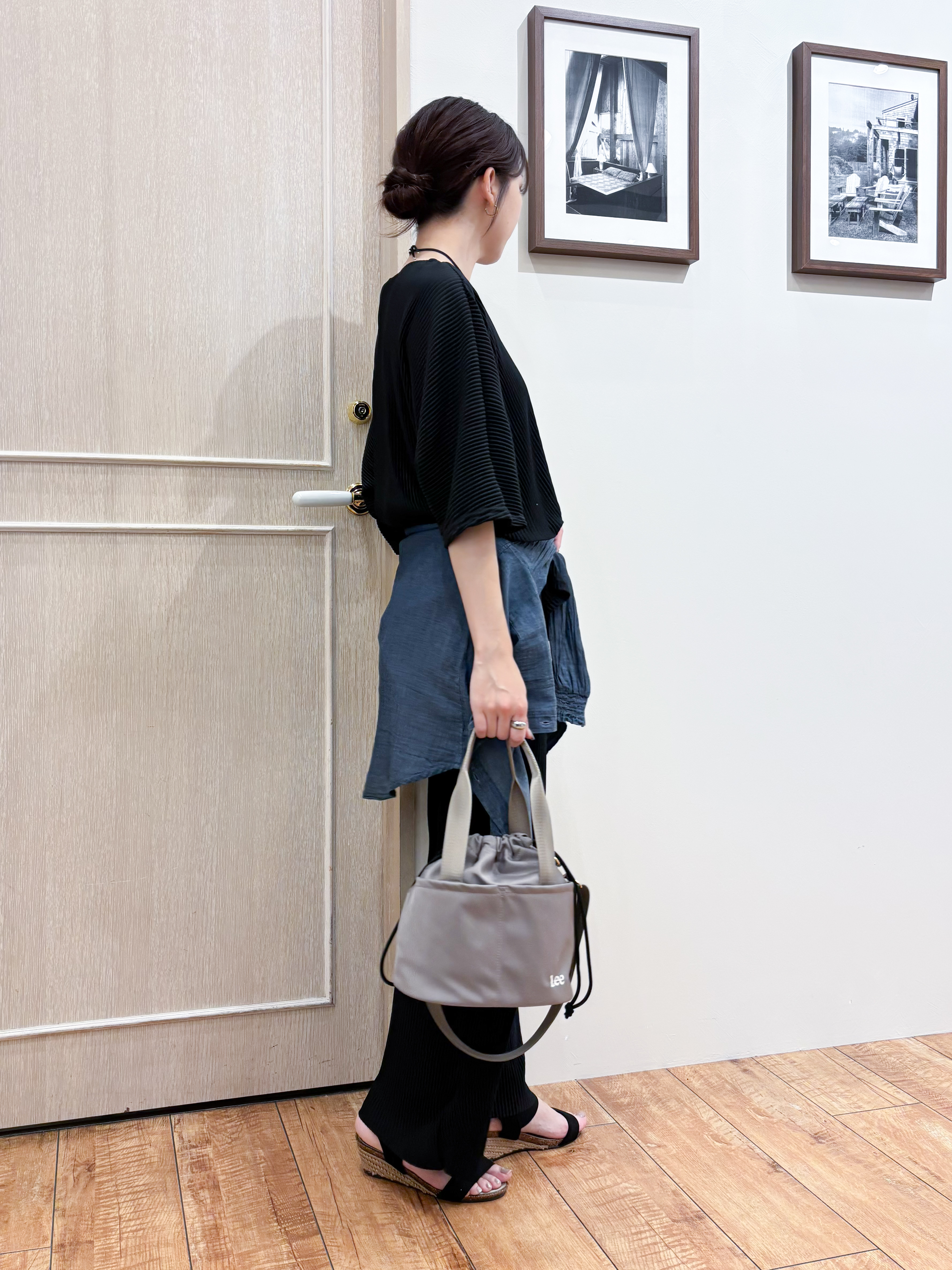 なみさんの「SHOO･LA･RUE｜【高レビュー】片手で履けるサンダル　シューダル26SS」を使ったコーディネート