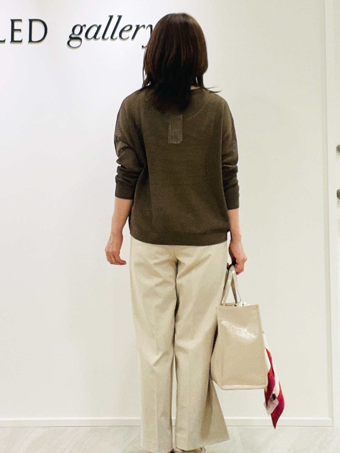 めいさんの「UNTITLED｜◆シアーメッシュニット」を使ったコーディネート