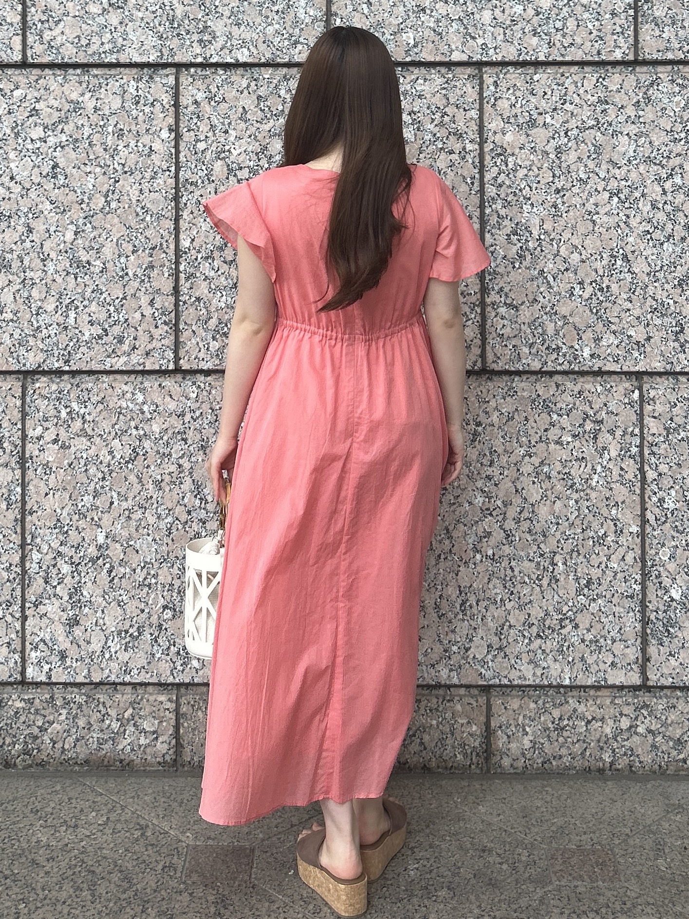 sayaさんの「OPAQUE.CLIP｜フレアスリーブ フィット＆フレアサマードレス【洗濯機OK】」を使ったコーディネート