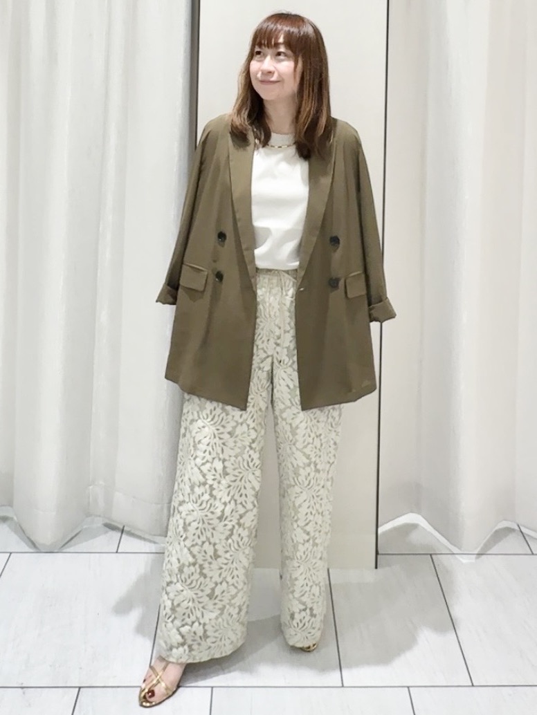 ʏᴜᴋɪᴋᴏさんの「UNTITLED｜◆【セットアップ可/接触冷感/通気性】ドライシアーダブルジャケット」を使ったコーディネート