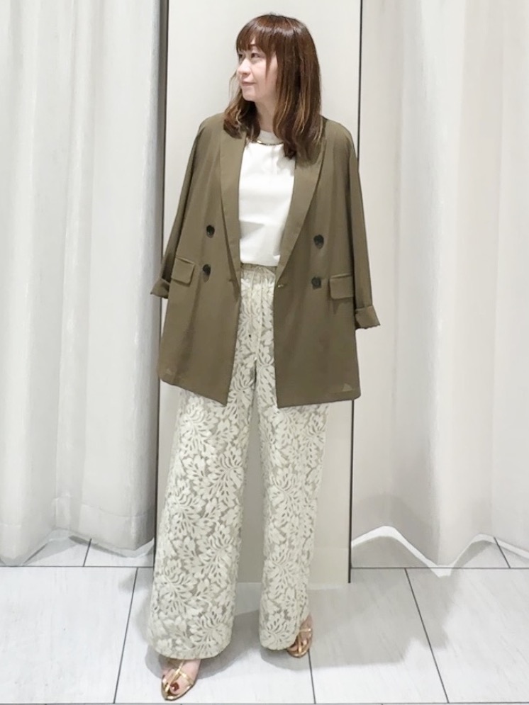 ʏᴜᴋɪᴋᴏさんの「UNTITLED｜◆【セットアップ可/接触冷感/通気性】ドライシアーダブルジャケット」を使ったコーディネート