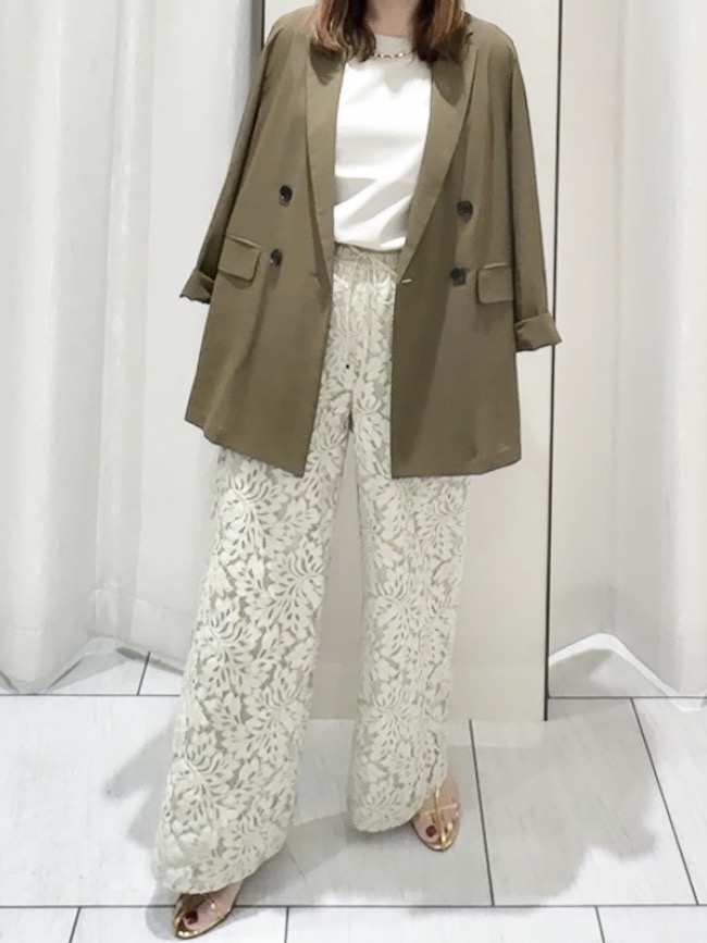 ʏᴜᴋɪᴋᴏさんの「UNTITLED｜◆【セットアップ可/接触冷感/通気性】ドライシアーダブルジャケット」を使ったコーディネート