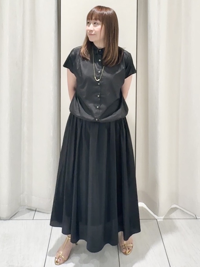 ʏᴜᴋɪᴋᴏさんの「UNTITLED｜【セットアップ可/軽量/清涼感】ローンギャザーブラウス」を使ったコーディネート