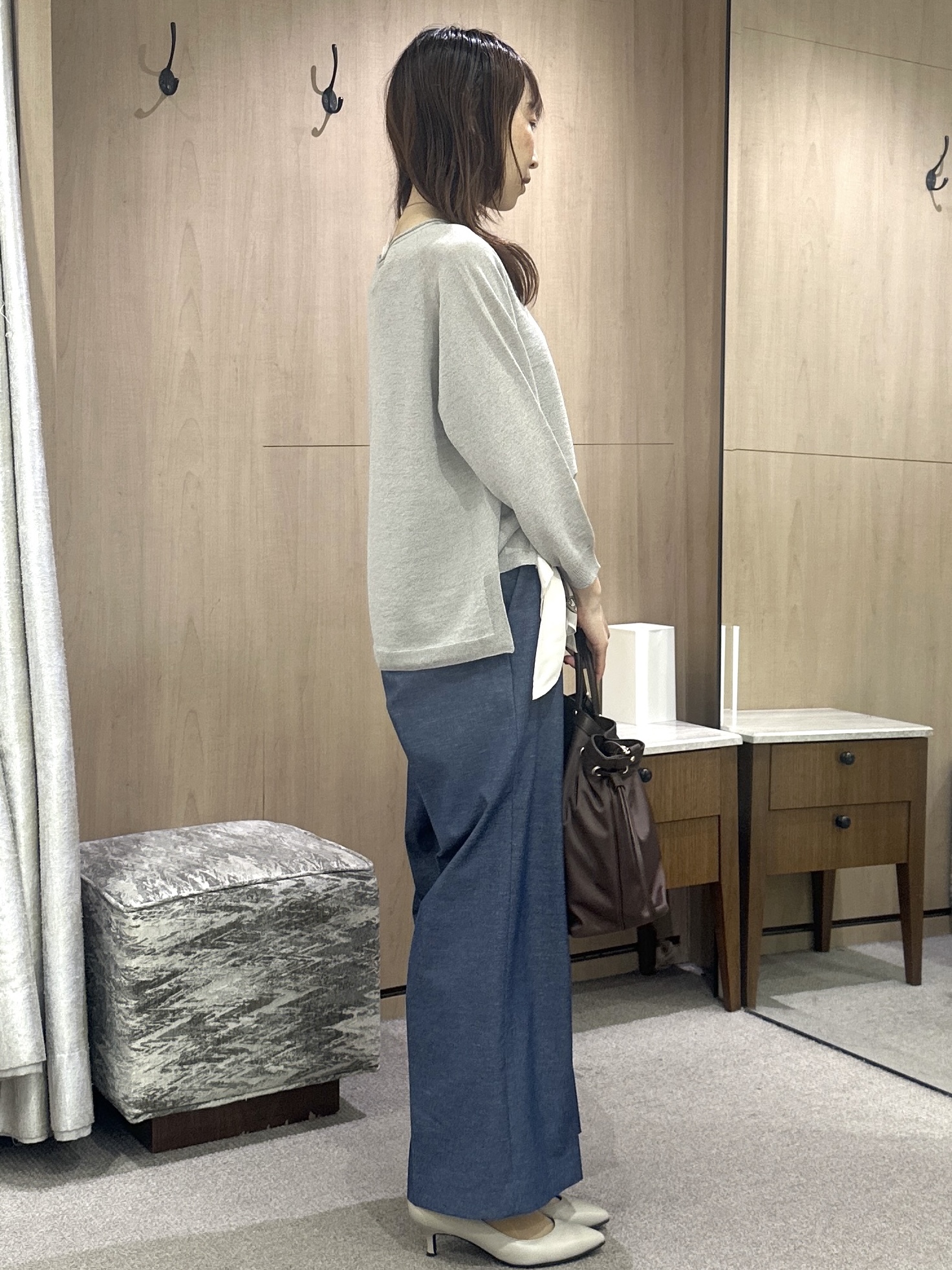 Miwaさんの「UNTITLED｜【麻100】リネンドルマンシャツ」を使ったコーディネート