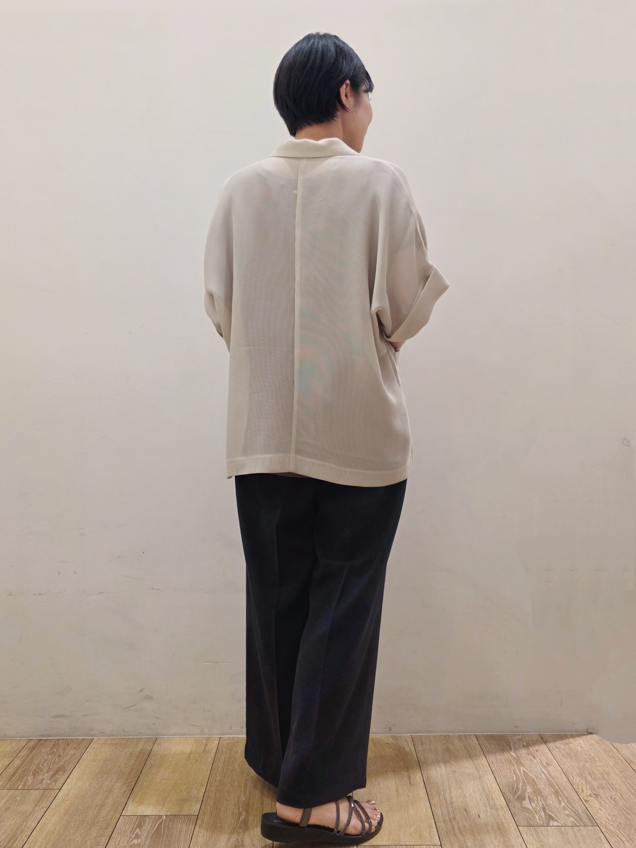 yuyuさんの「OPAQUE.CLIP｜メッシュテーラードジャケット【洗濯機OK】」を使ったコーディネート