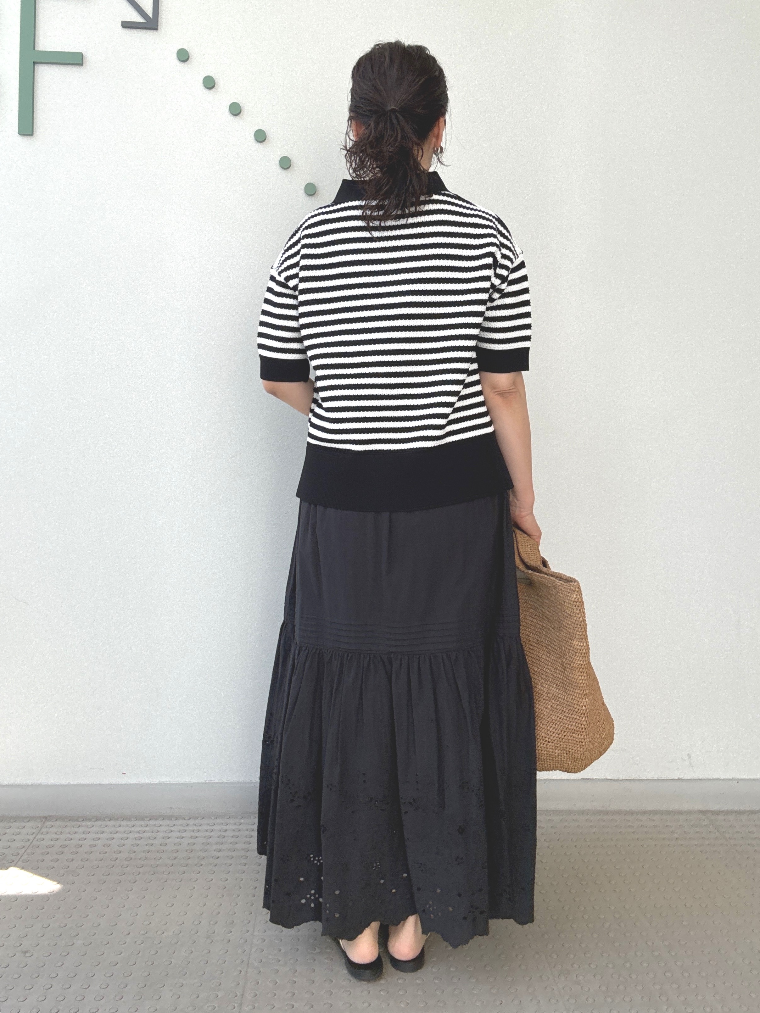 kawamuraさんの「DRESSTERIOR｜ウォッシャブルエンブロイダリースカート」を使ったコーディネート