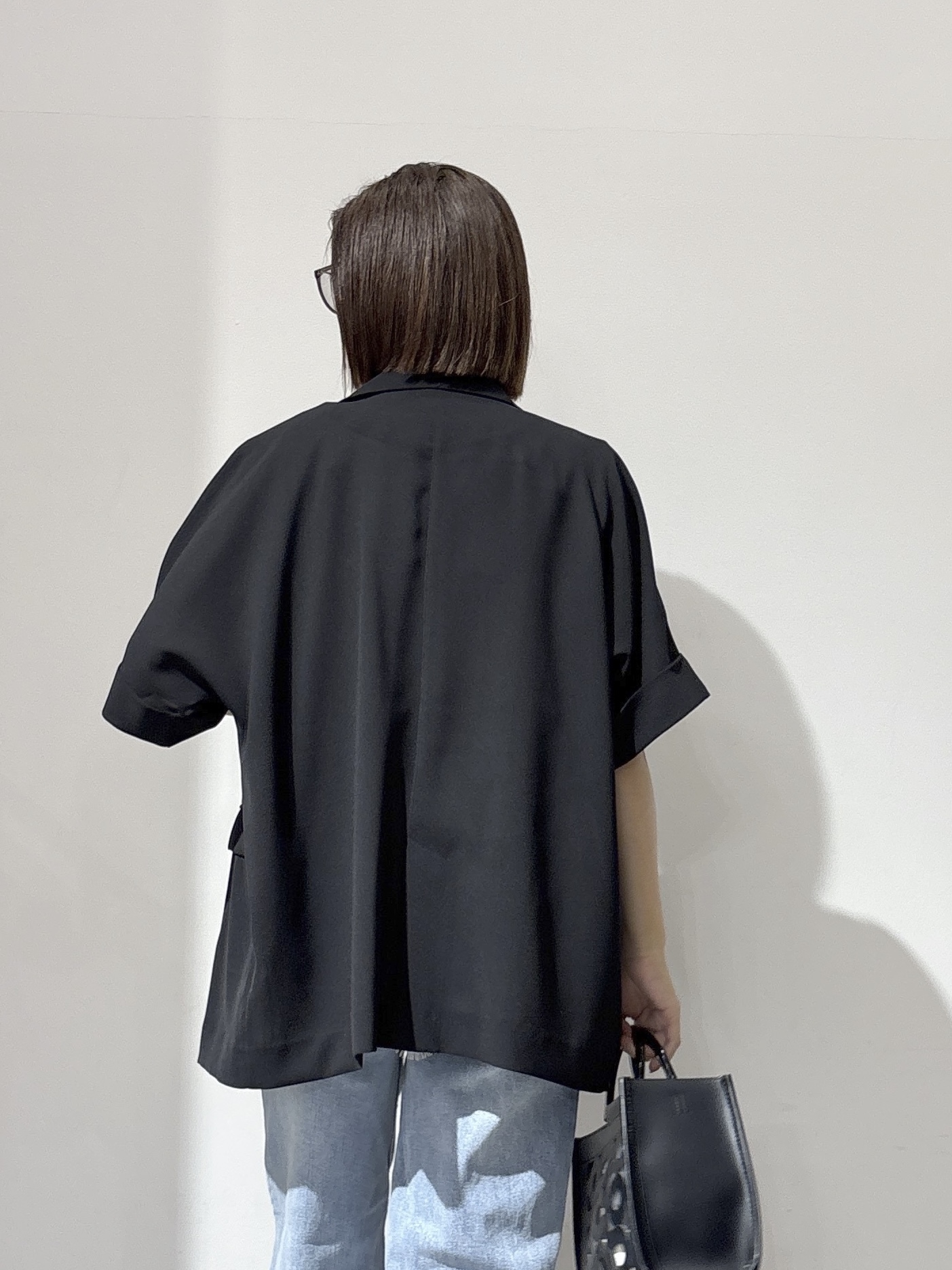 NAKAさんの「OPAQUE.CLIP｜【接触冷感／吸水速乾／防シワ】リネンライクテーラードジャケット《洗濯機OK》」を使ったコーディネート