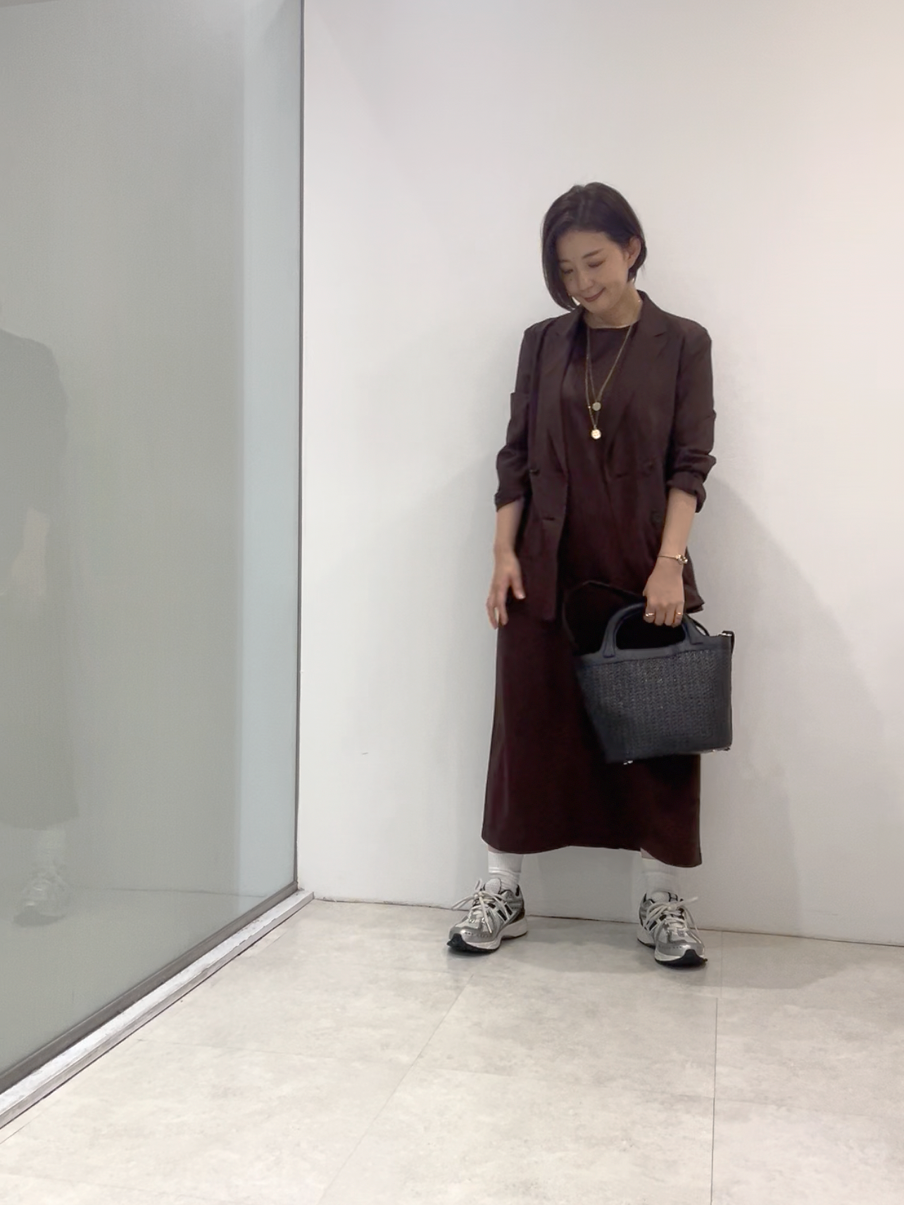 まどかさんの「UNTITLED｜【手洗い可／日本製】シアーテーラード ジャケット」を使ったコーディネート