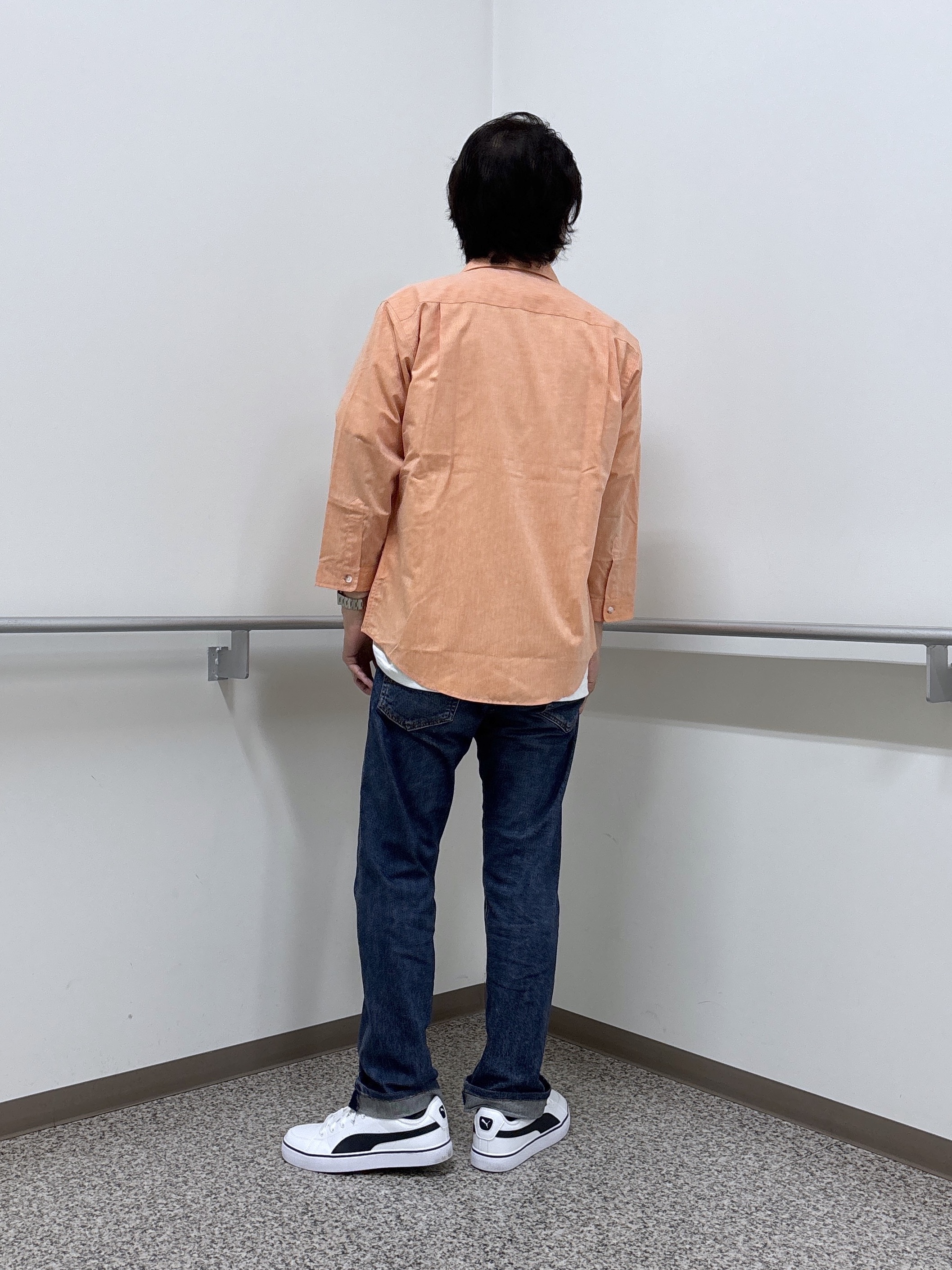 KEIさんの「TAKEO KIKUCHI｜【接触冷感】ハイブリッド リネン 七分袖シャツ」を使ったコーディネート