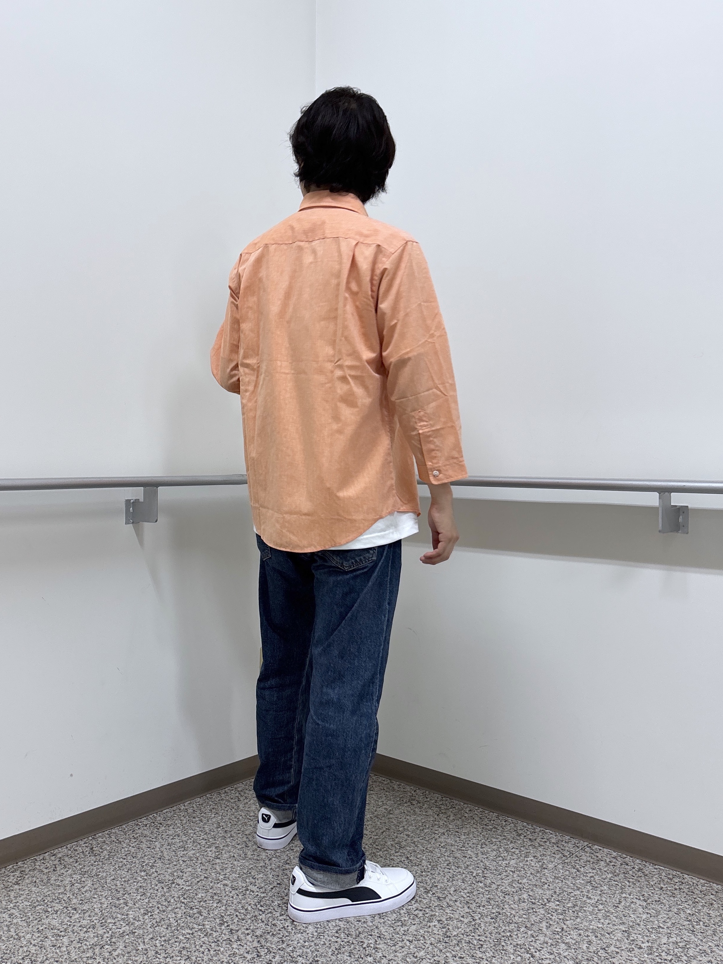 KEIさんの「TAKEO KIKUCHI｜【接触冷感】ハイブリッド リネン 七分袖シャツ」を使ったコーディネート