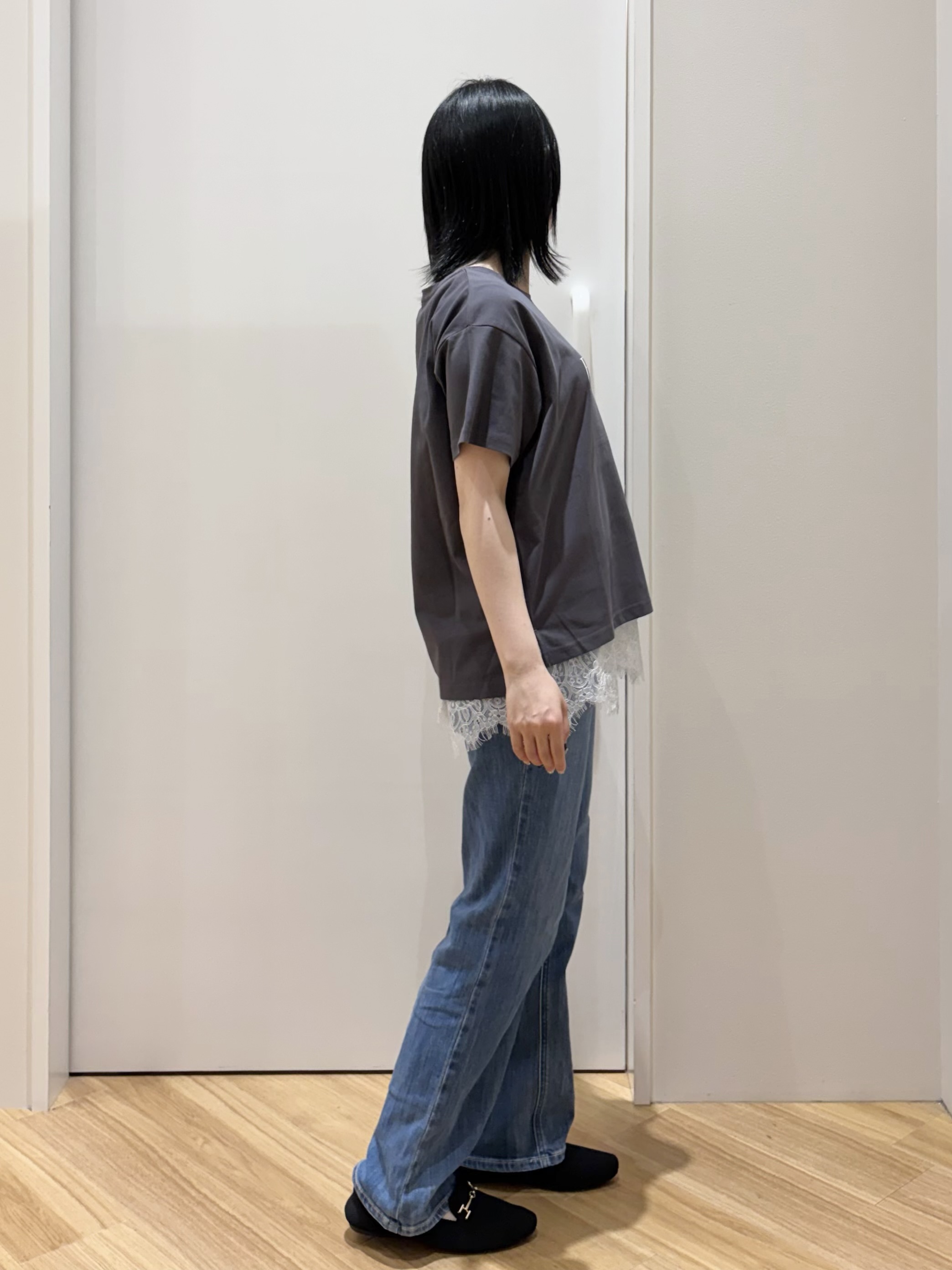 kanonさんの「grove｜【遮熱／吸水速乾／UVカット】ベーシックロゴTシャツ」を使ったコーディネート