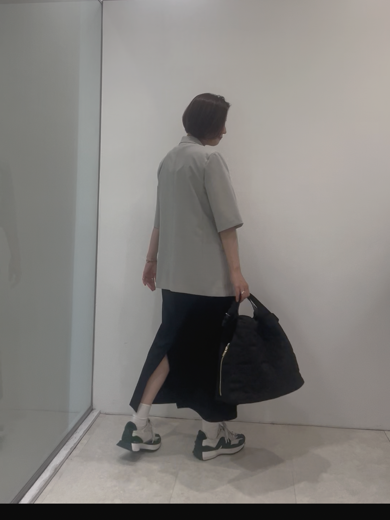まどかさんの「UNTITLED｜【接触冷感/UVカット/遮熱/抗菌防臭】ライトプレーティングワンピース」を使ったコーディネート