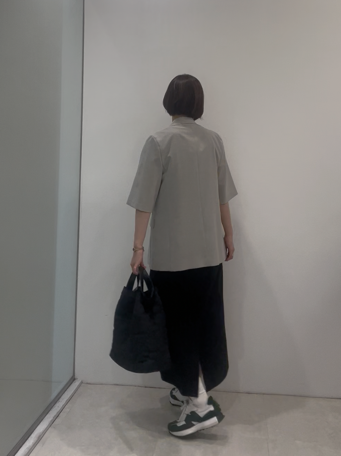 まどかさんの「UNTITLED｜【接触冷感/UVカット/遮熱/抗菌防臭】ライトプレーティングワンピース」を使ったコーディネート