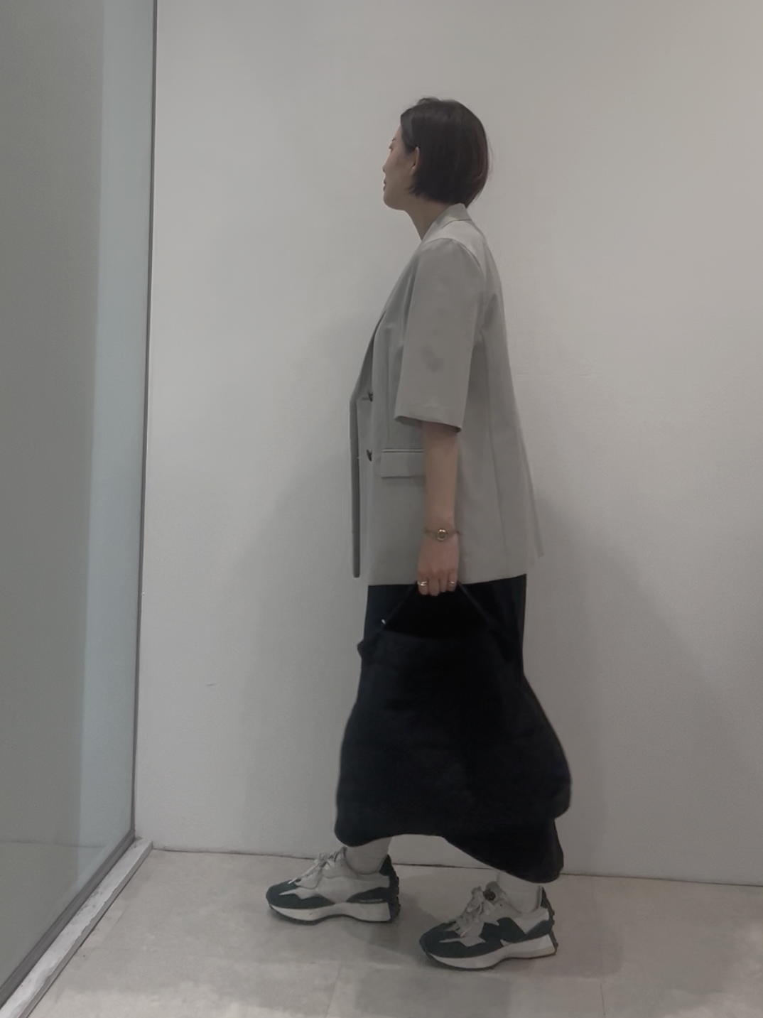 まどかさんの「UNTITLED｜【接触冷感/UVカット/遮熱/抗菌防臭】ライトプレーティングワンピース」を使ったコーディネート