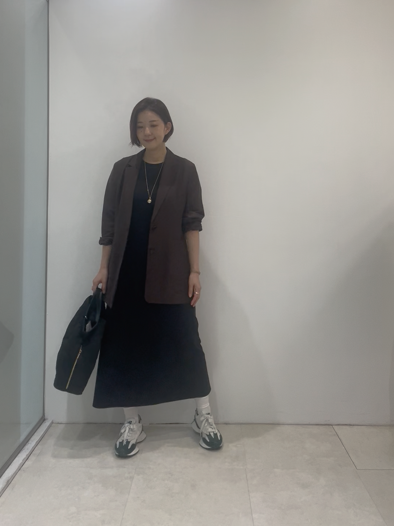 まどかさんの「UNTITLED｜【接触冷感/UVカット/遮熱/抗菌防臭】ライトプレーティングワンピース」を使ったコーディネート