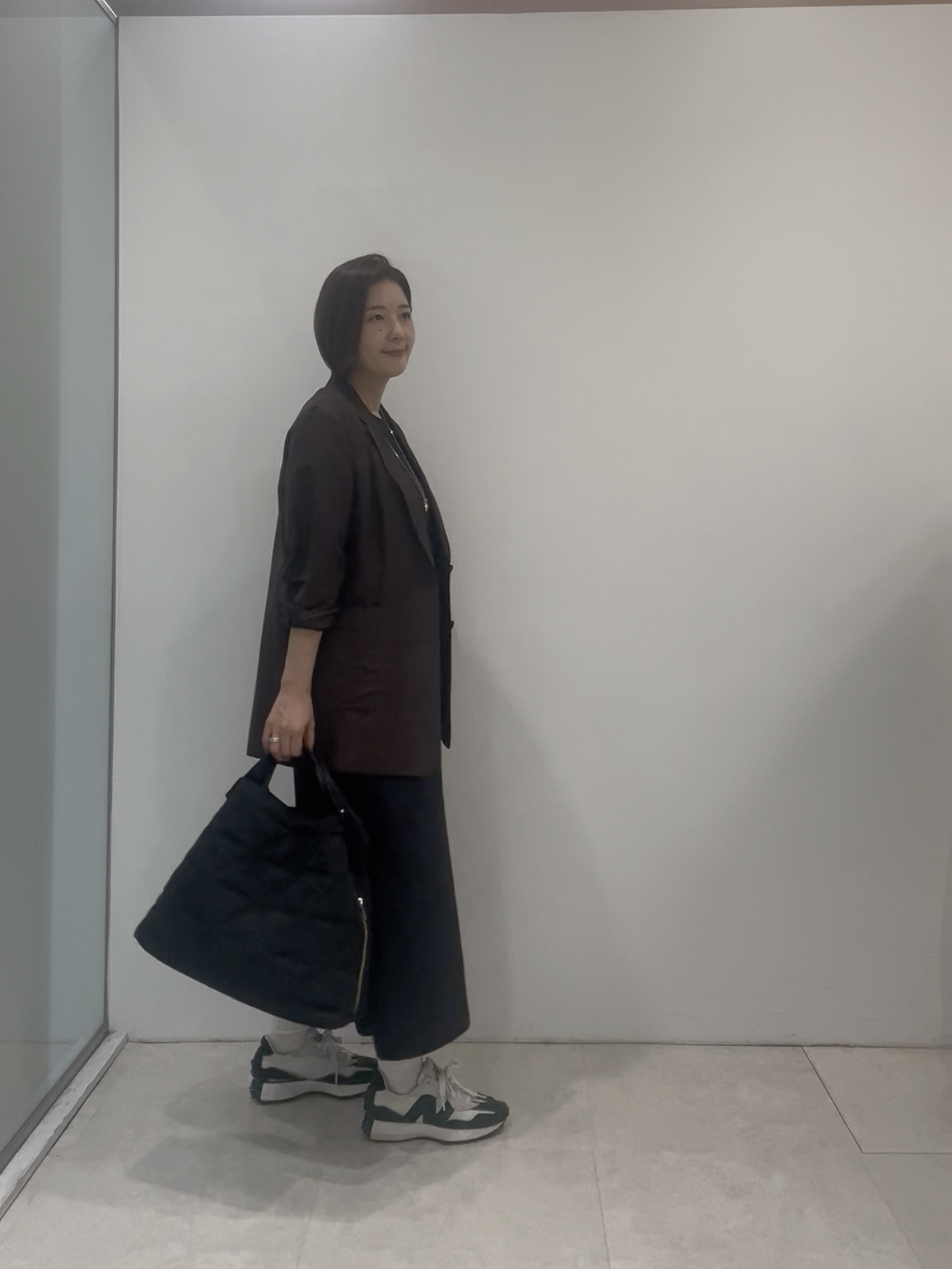 まどかさんの「UNTITLED｜【接触冷感/UVカット/遮熱/抗菌防臭】ライトプレーティングワンピース」を使ったコーディネート