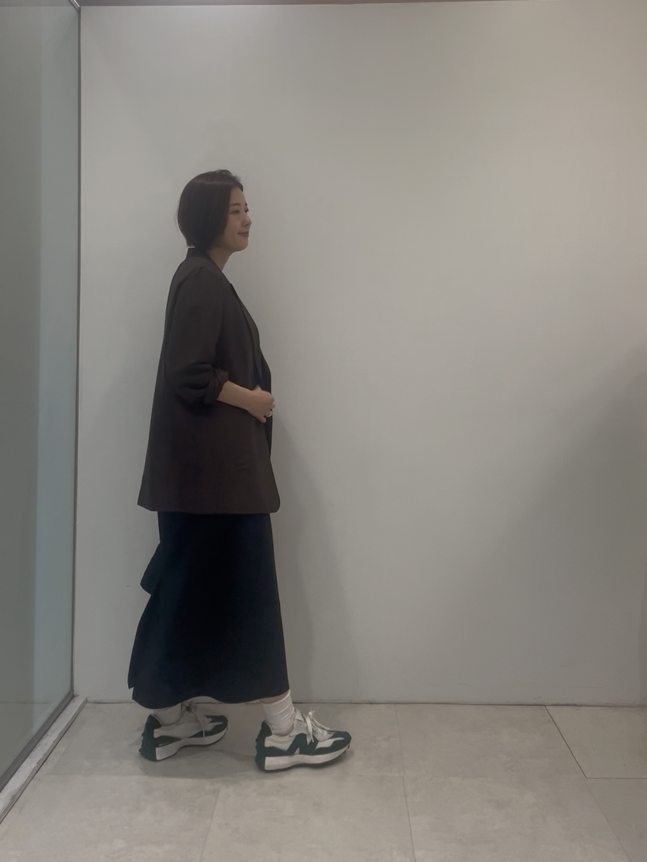 まどかさんの「UNTITLED｜【接触冷感/UVカット/遮熱/抗菌防臭】ライトプレーティングワンピース」を使ったコーディネート