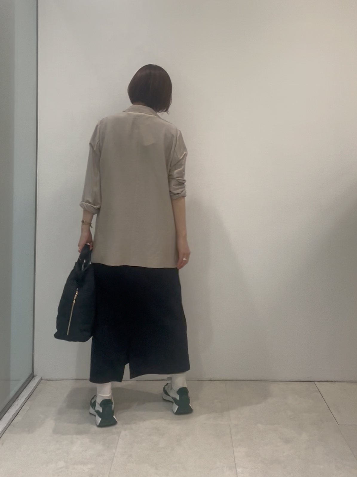 まどかさんの「UNTITLED｜【接触冷感/UVカット/遮熱/抗菌防臭】ライトプレーティングワンピース」を使ったコーディネート