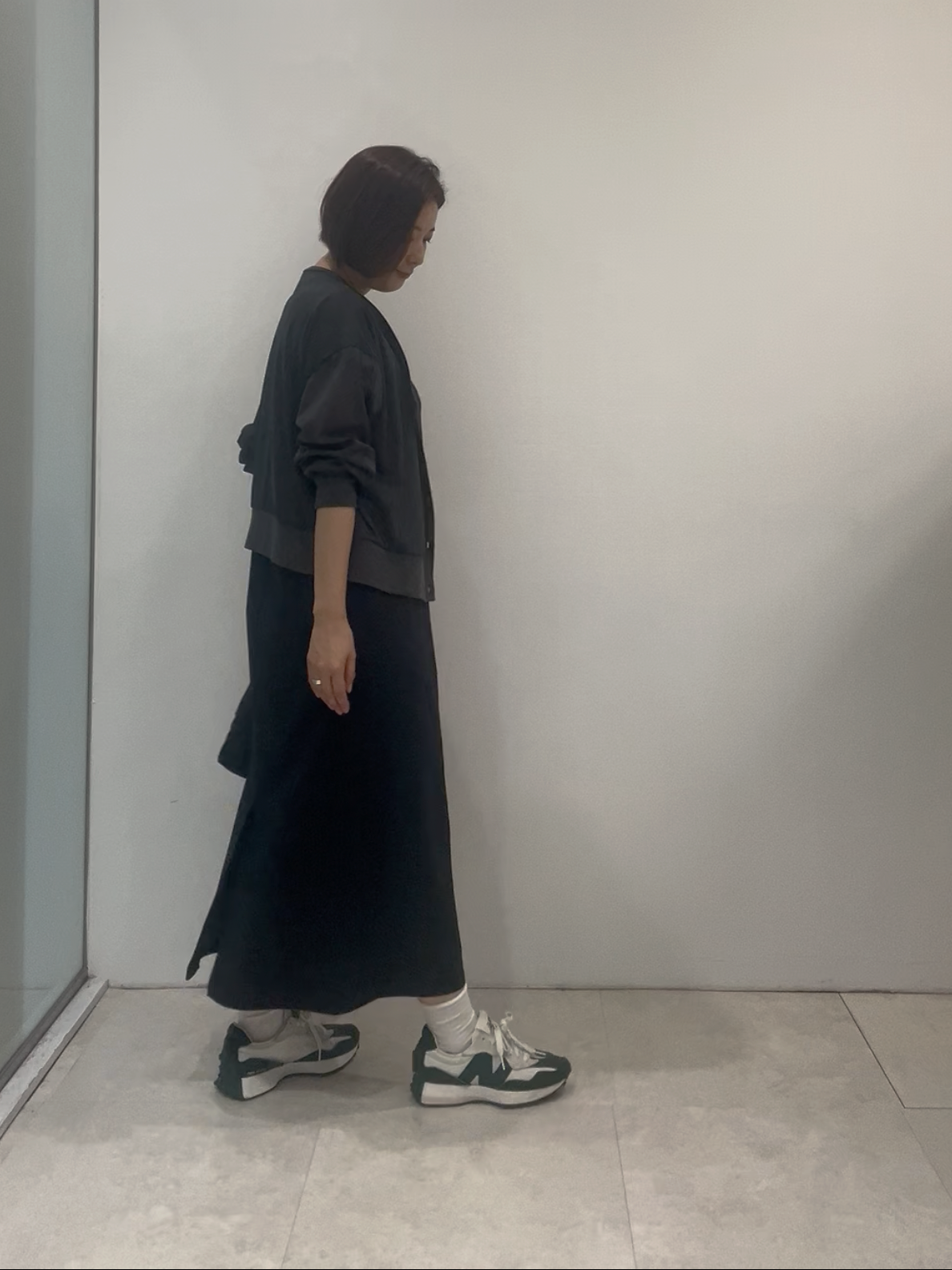 まどかさんの「UNTITLED｜【接触冷感/UVカット/遮熱/抗菌防臭】ライトプレーティングワンピース」を使ったコーディネート