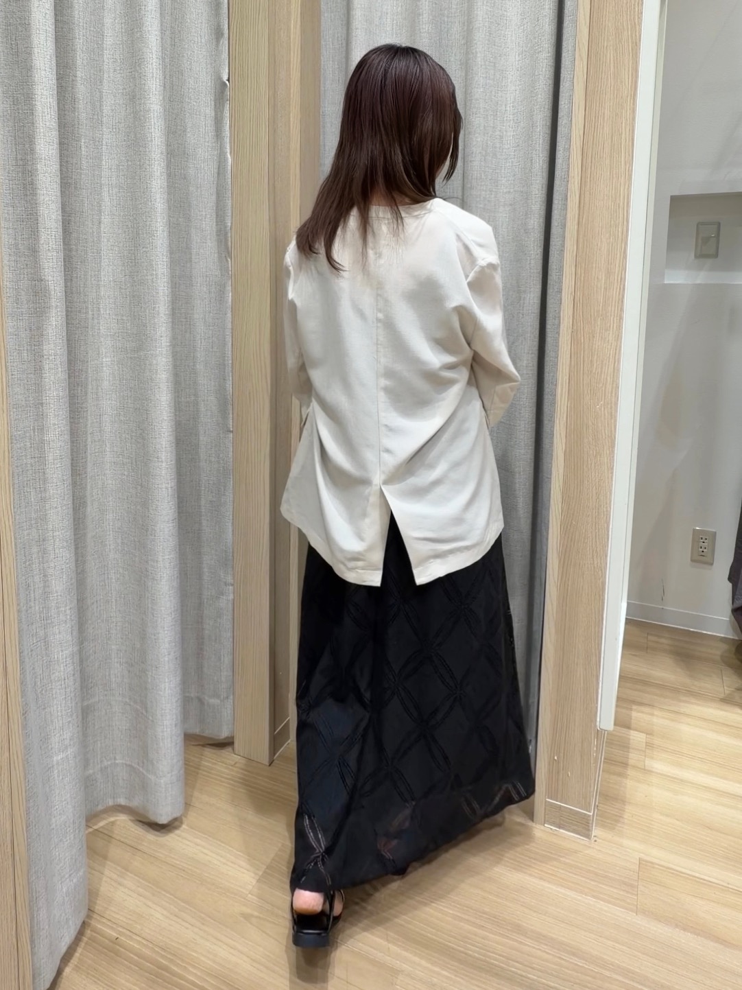 Fumikaさんの「grove｜【洗える】レースキャミワンピース」を使ったコーディネート