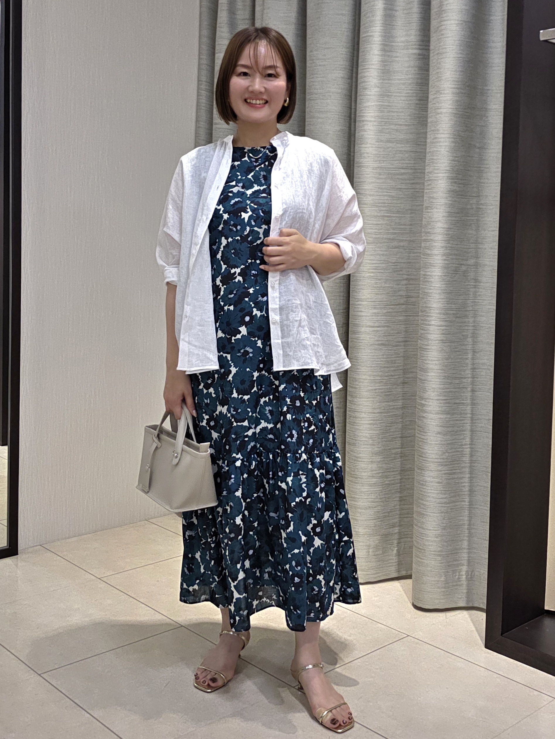 naokoさんの「UNTITLED｜【麻100】リネンドルマンシャツ」を使ったコーディネート