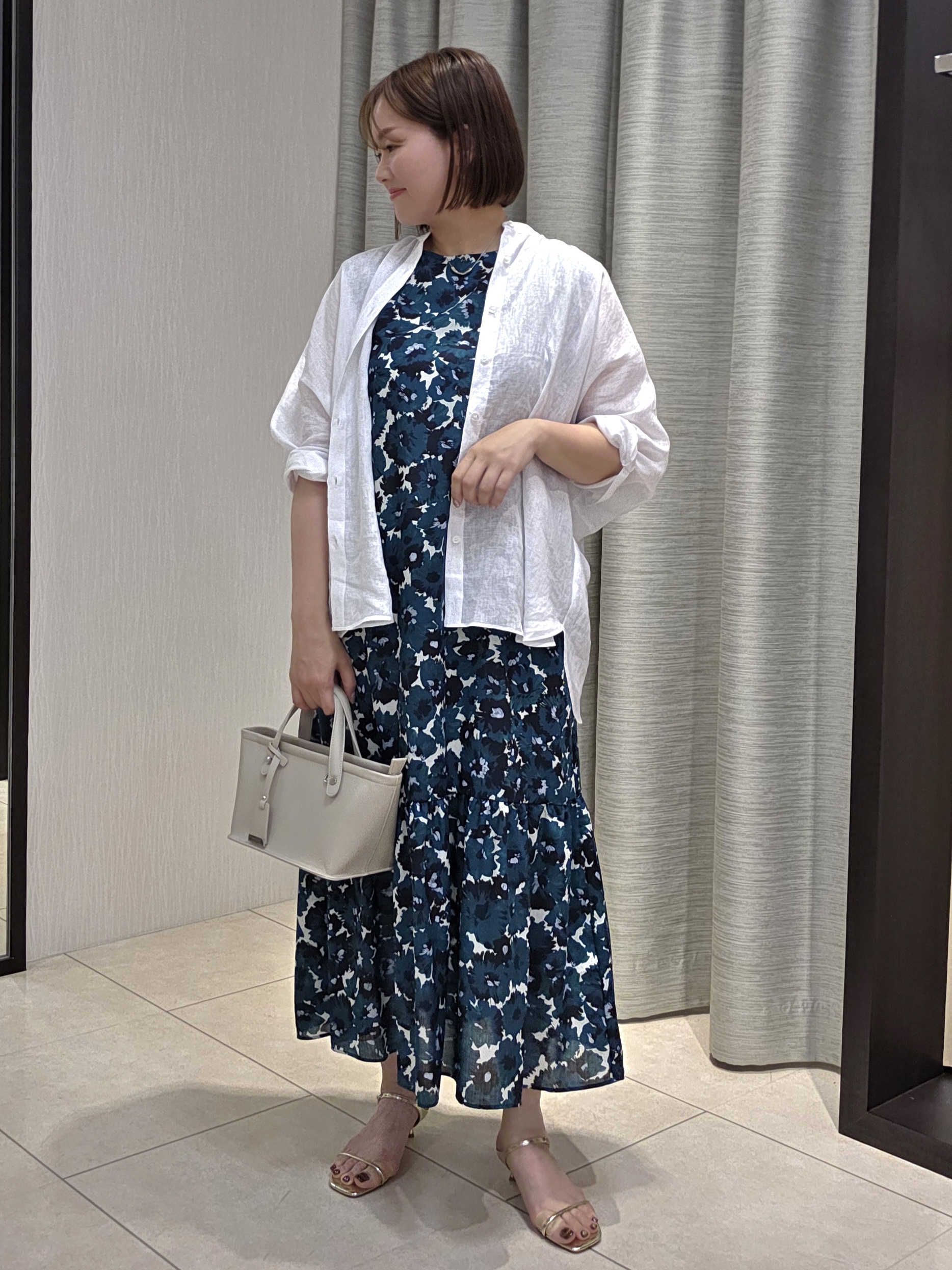 naokoさんの「UNTITLED｜【麻100】リネンドルマンシャツ」を使ったコーディネート