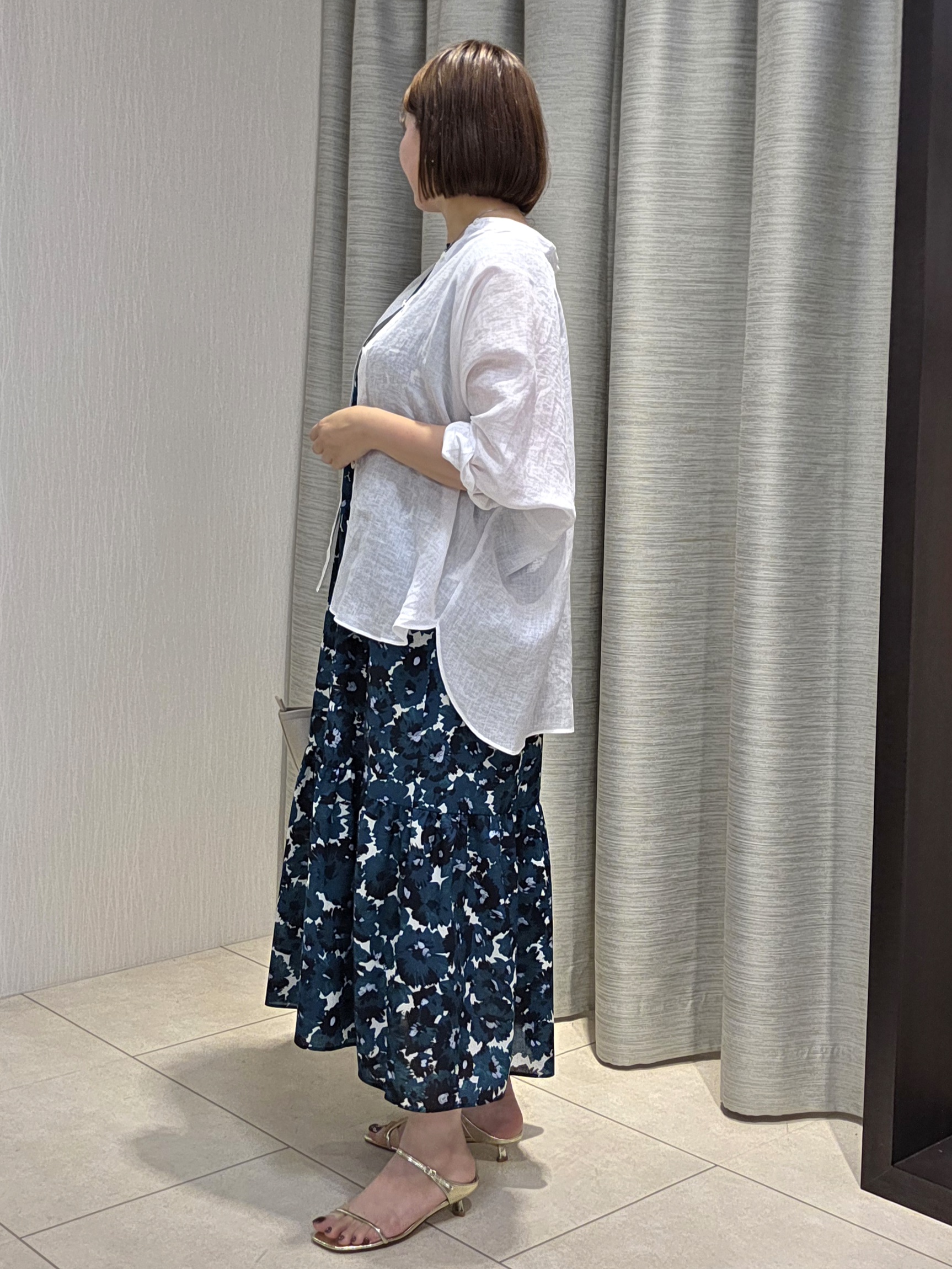 naokoさんの「UNTITLED｜【麻100】リネンドルマンシャツ」を使ったコーディネート