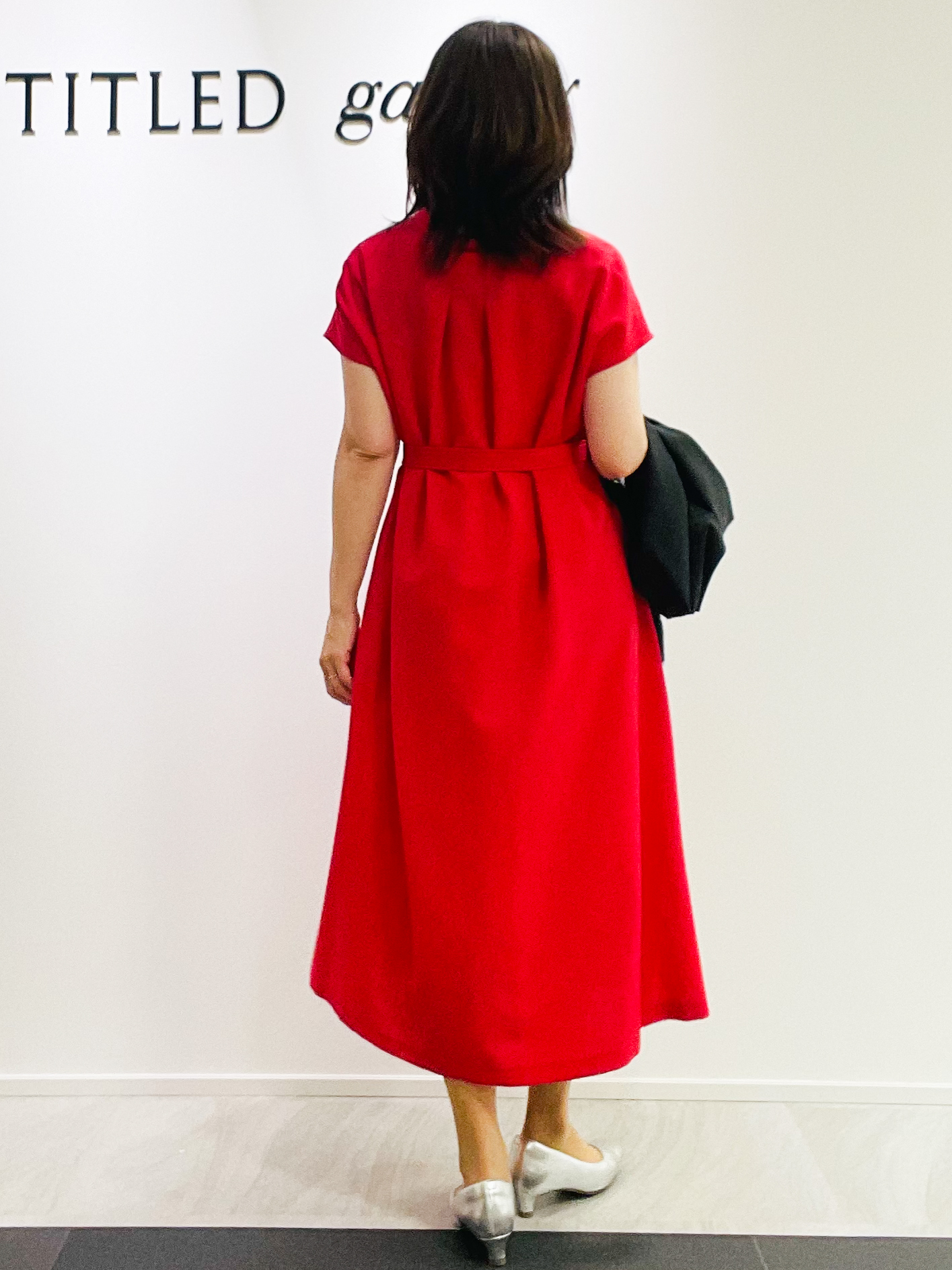 めいさんの「UNTITLED｜【UV/接触冷感/遮熱/通気性】スラブバンドカラーワンピース」を使ったコーディネート
