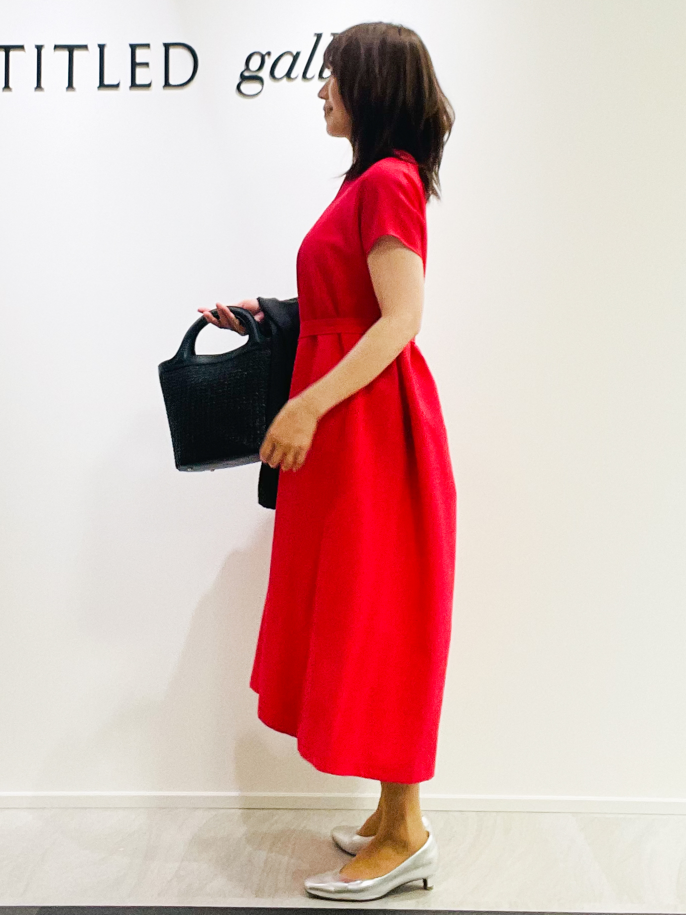 めいさんの「UNTITLED｜【UV/接触冷感/遮熱/通気性】スラブバンドカラーワンピース」を使ったコーディネート