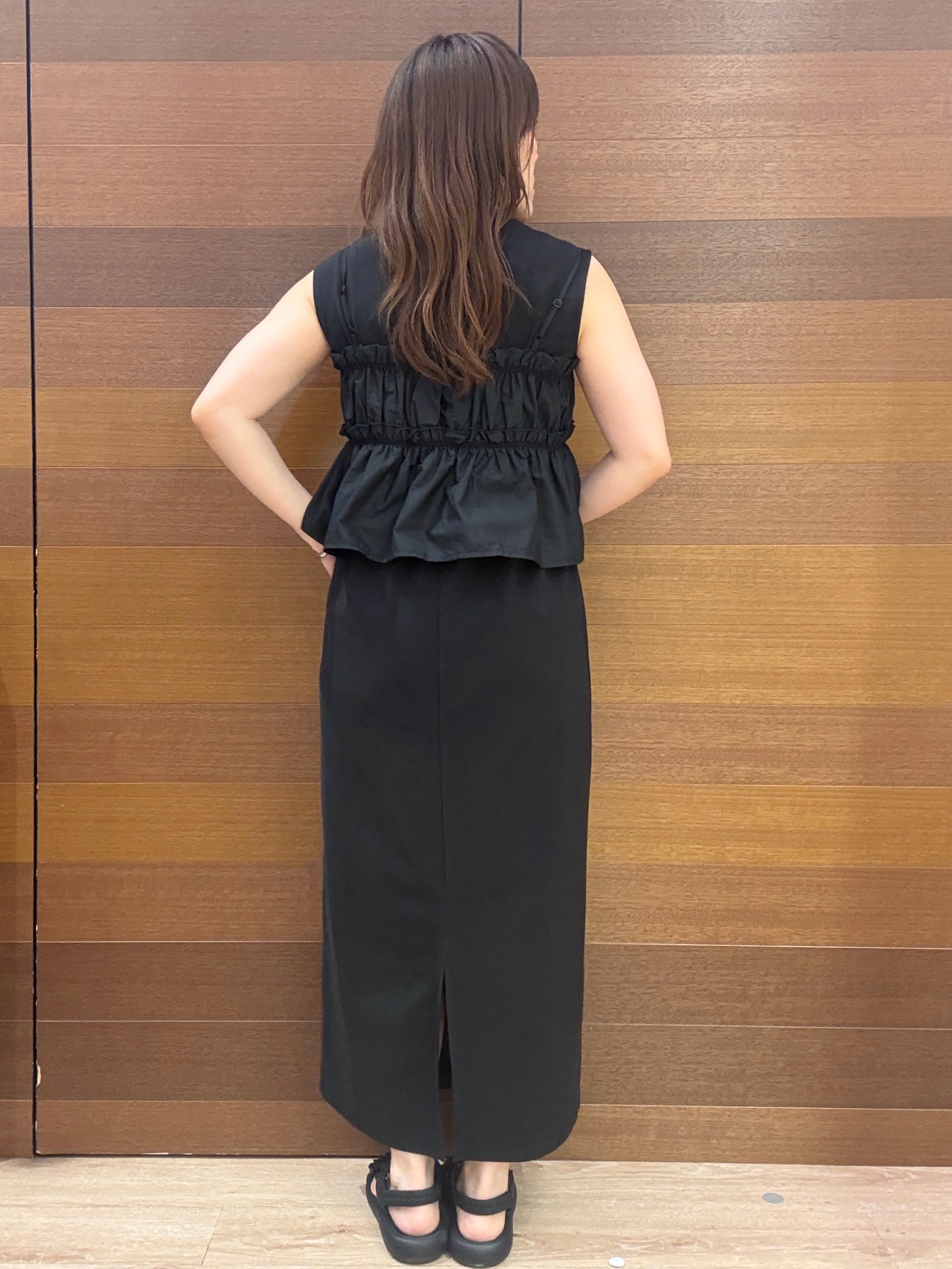 maichiさんの「OPAQUE.CLIP｜【UV／接触冷感】Vネックリラクシーニットカーディガン《洗濯機OK／抗ピル》」を使ったコーディネート