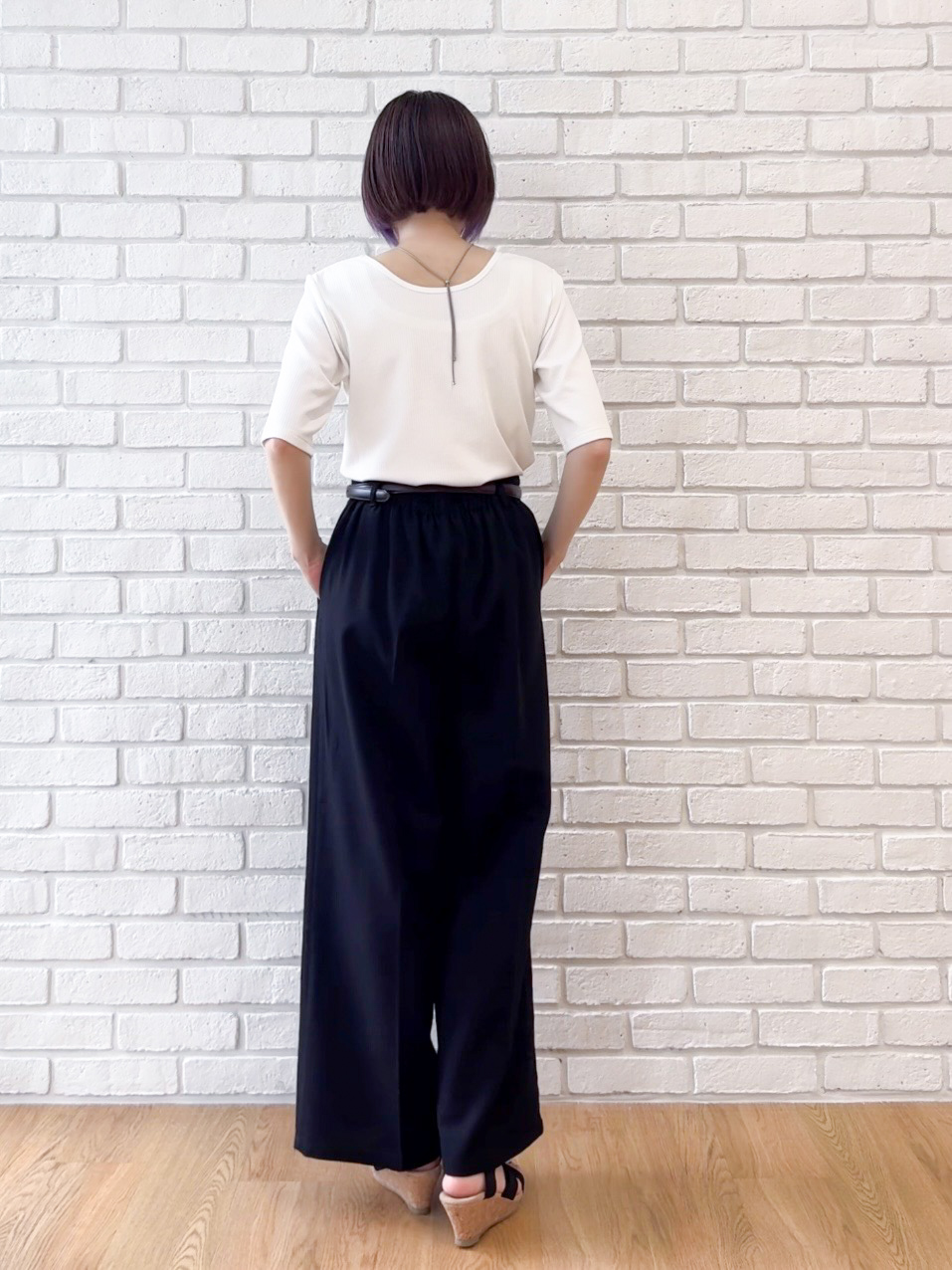 𝐜𝐡𝐢𝐤𝐚さんの「SHOO･LA･RUE｜【高レビュー/洗濯機可/セットアップ可】軽凛(かろりん) 半袖ジャケット」を使ったコーディネート