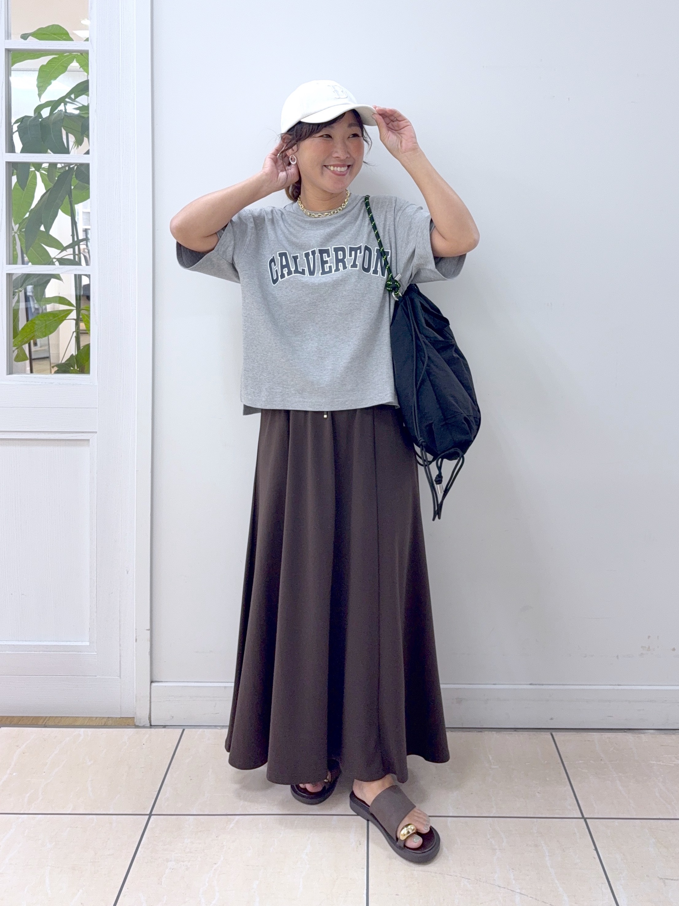Osawaさんの「Dessin｜【ユニセックス／リンクコーデ】  ロゴ刺繍キャップ」を使ったコーディネート