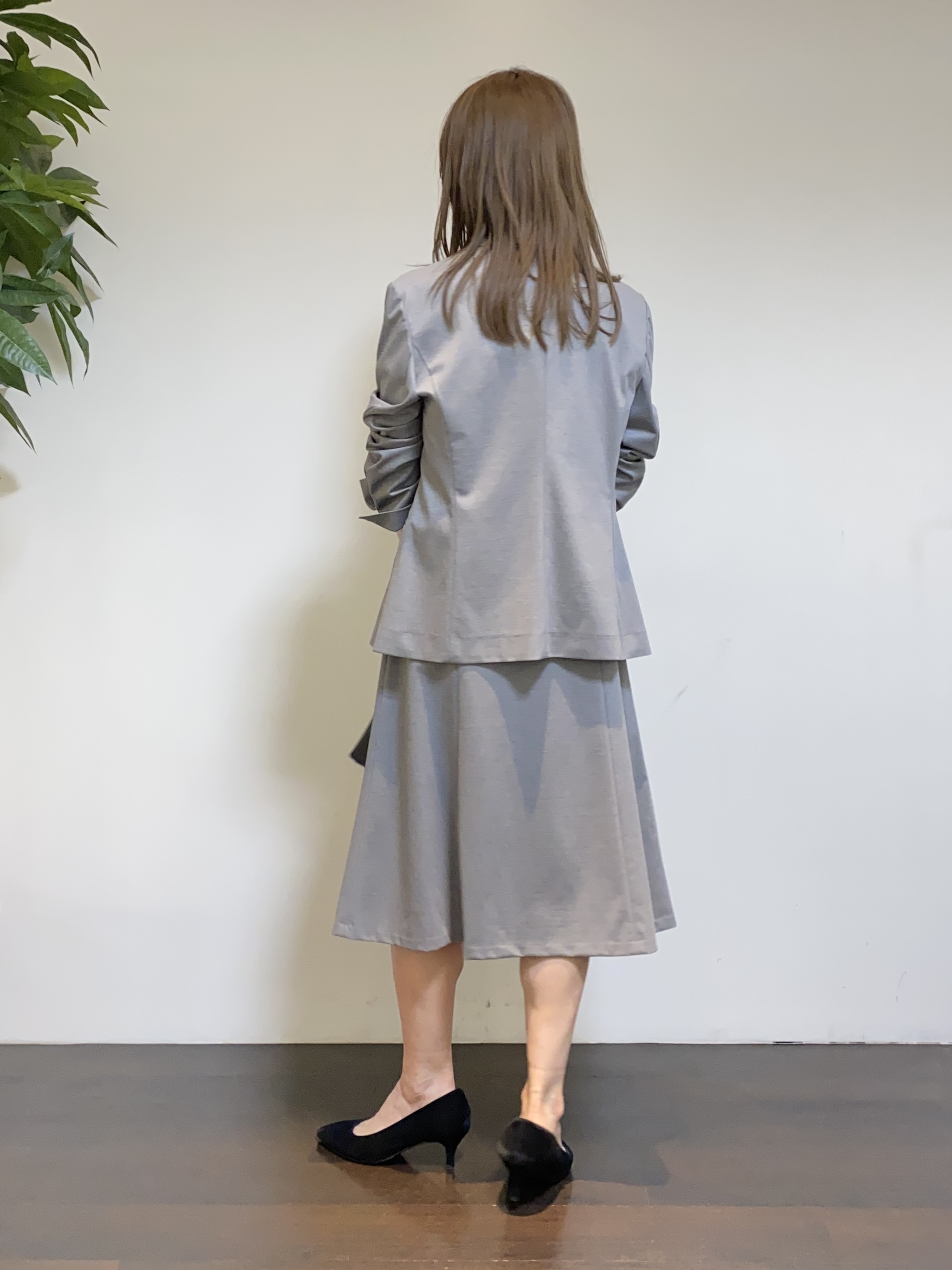 tomoさんの「UNTITLED｜【UV/接触冷感/スーツ】ジャージテーラードジャケット」を使ったコーディネート