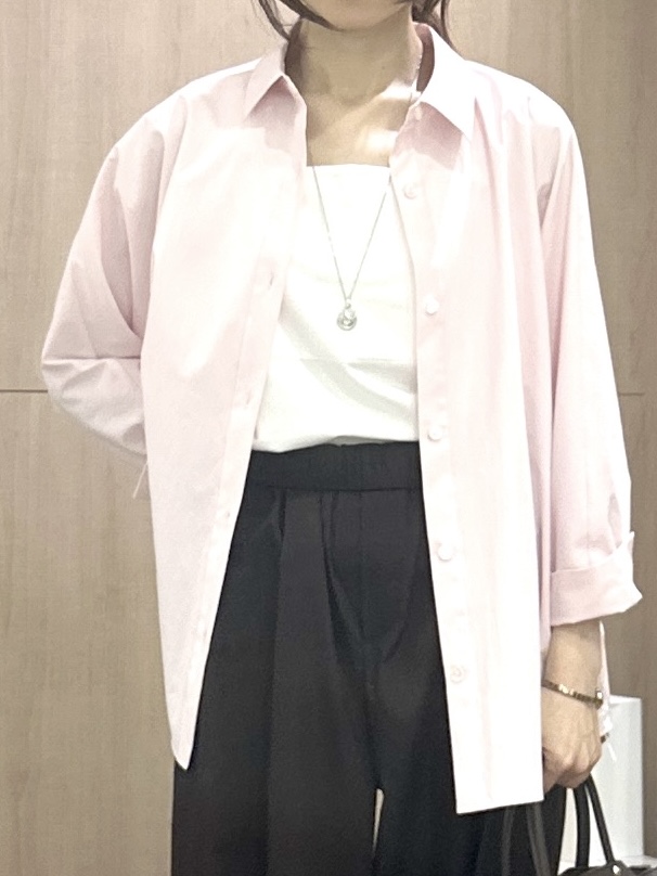 Miwaさんの「UNTITLED｜【接触冷感/吸水速乾/UVカット】ドルマンスリーブシャツ」を使ったコーディネート