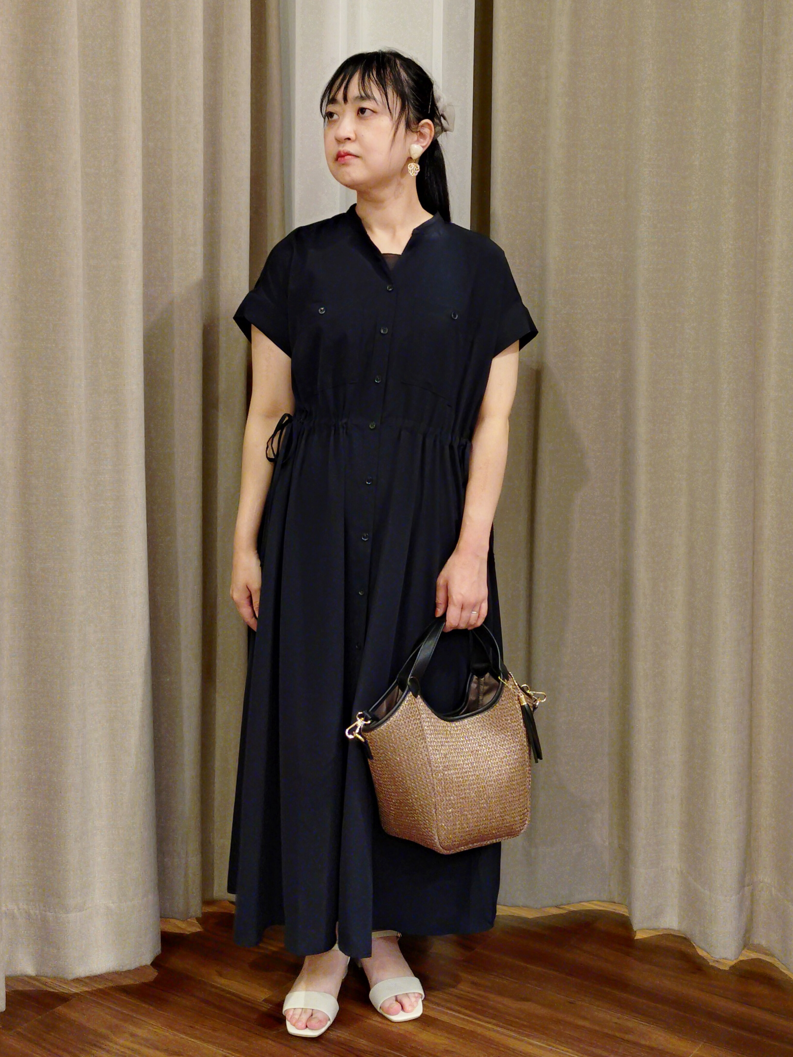 りゃまさんの「grove｜高評価！【洗える/名品】大人の透け感、シアーカーディガン」を使ったコーディネート