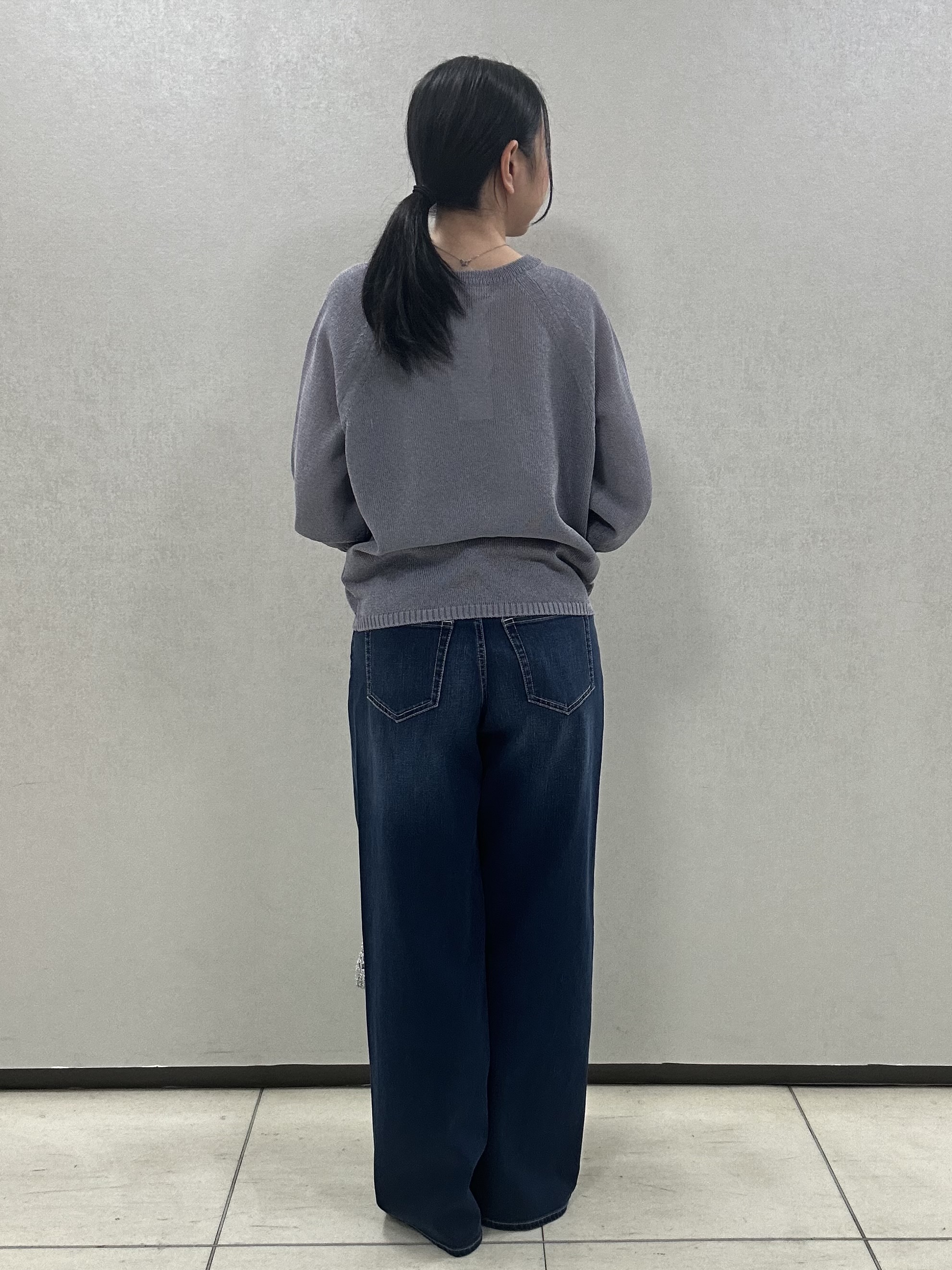 miiさんの「UNTITLED｜【洗える/ゆったり】クルーネックドライニット」を使ったコーディネート