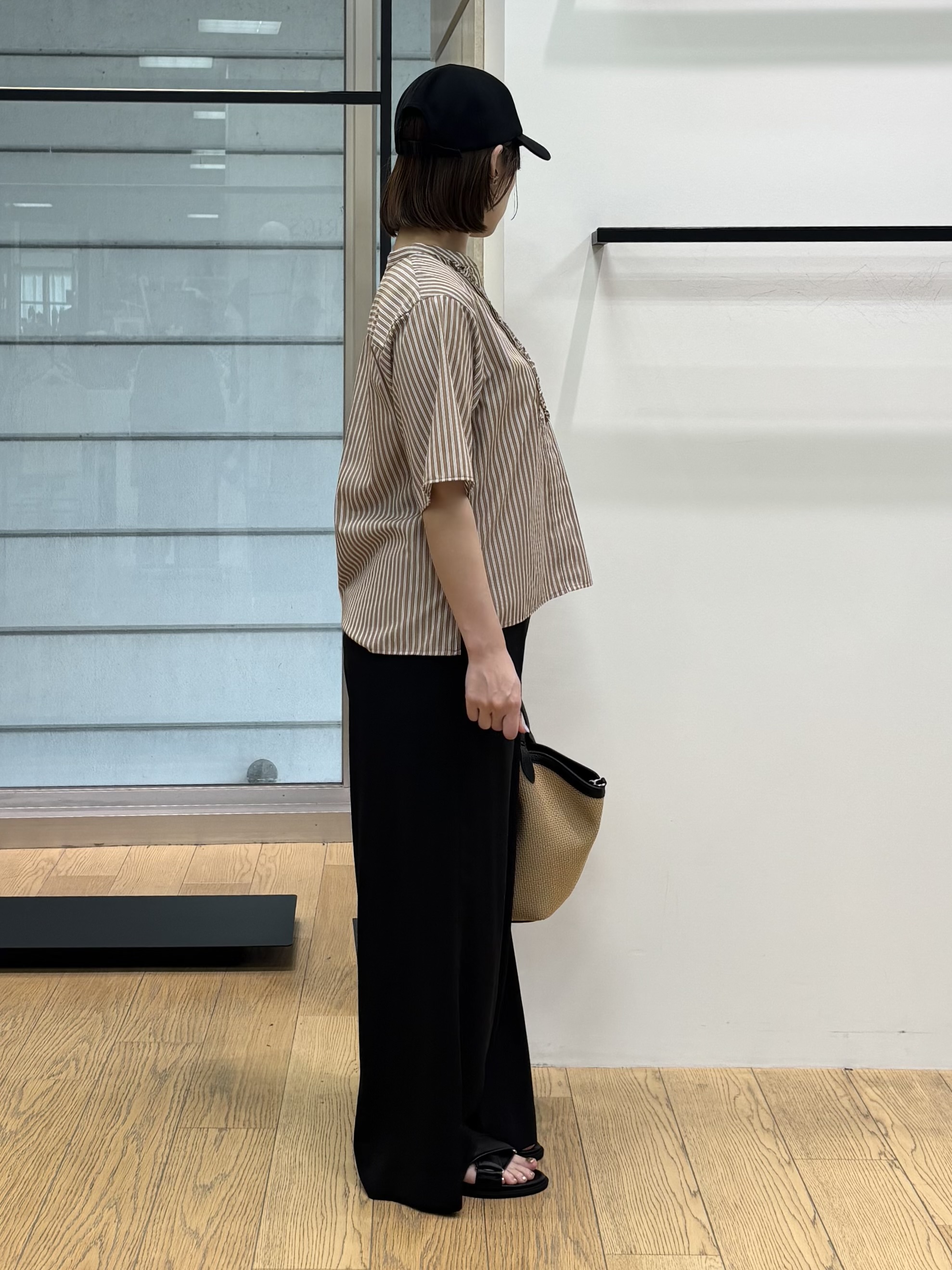 asamiさんの「INDIVI｜【UVケア／吸汗速乾／着映え】フリルピンタックブラウス」を使ったコーディネート