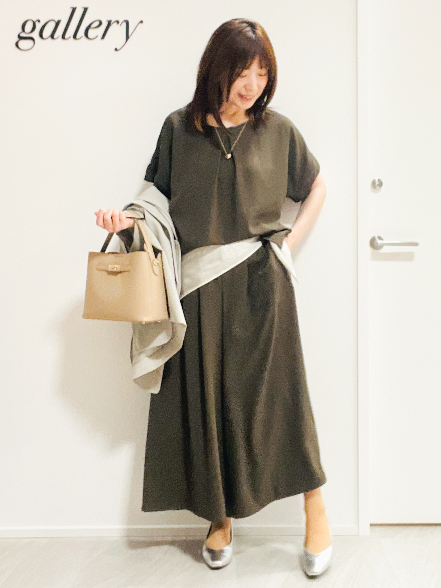 めいさんの「UNTITLED｜【セットアップ可/UVカット/前後2WAY】リラクシーフレンチスリーブブラウス」を使ったコーディネート