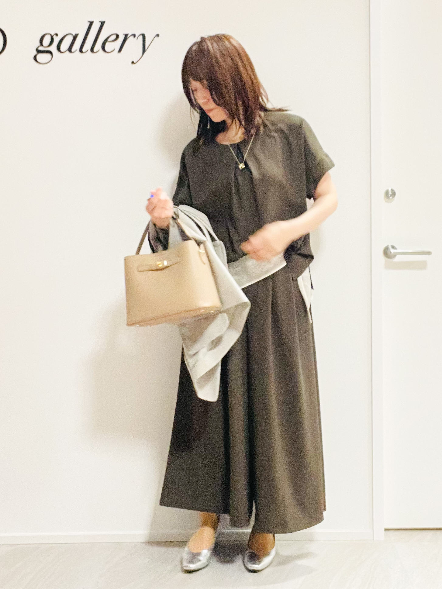 めいさんの「UNTITLED｜【セットアップ可/UVカット/前後2WAY】リラクシーフレンチスリーブブラウス」を使ったコーディネート