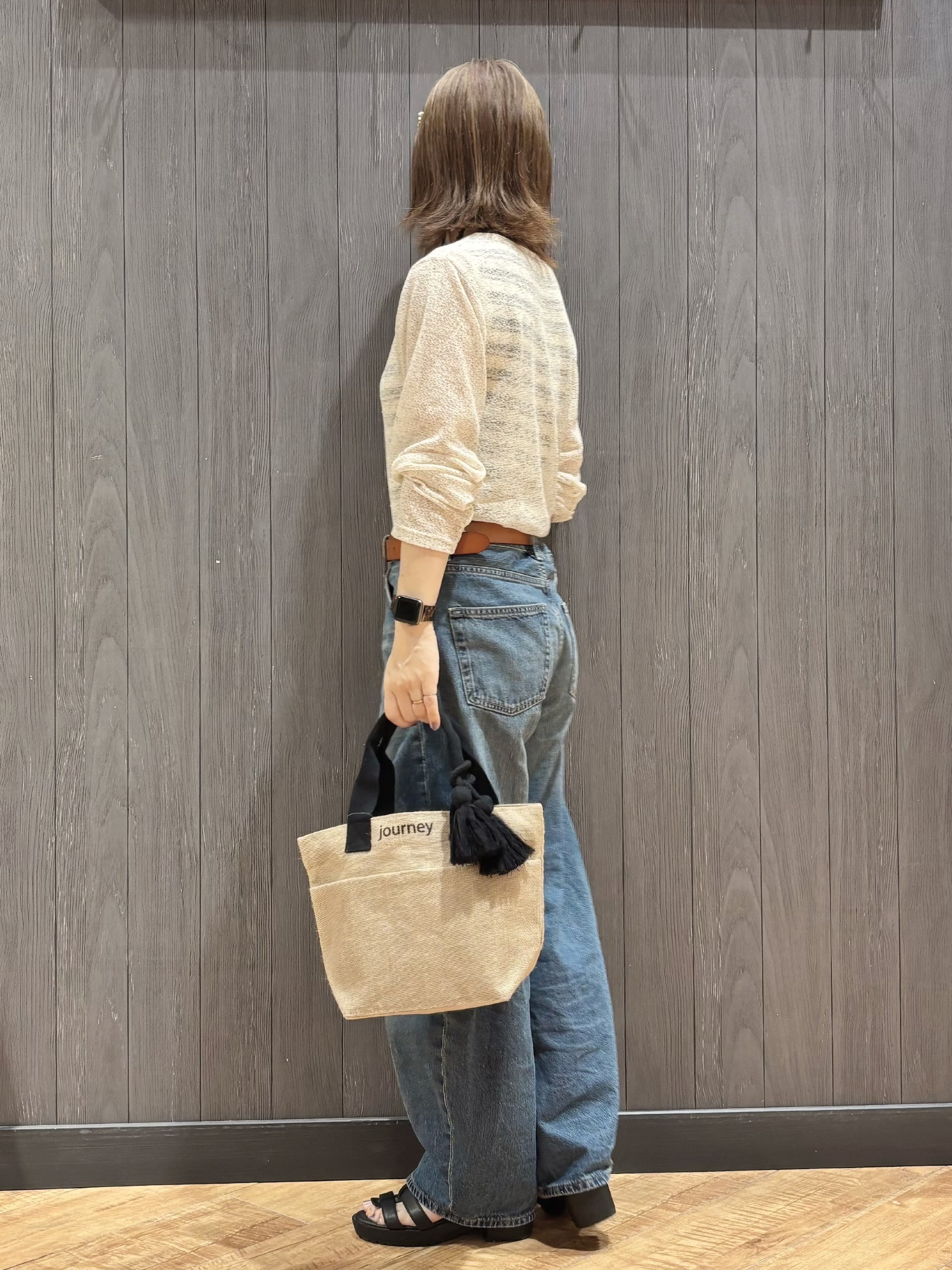 meiさんの「SHOO･LA･RUE｜メランジ調ニットソーシアーカーディガン」を使ったコーディネート